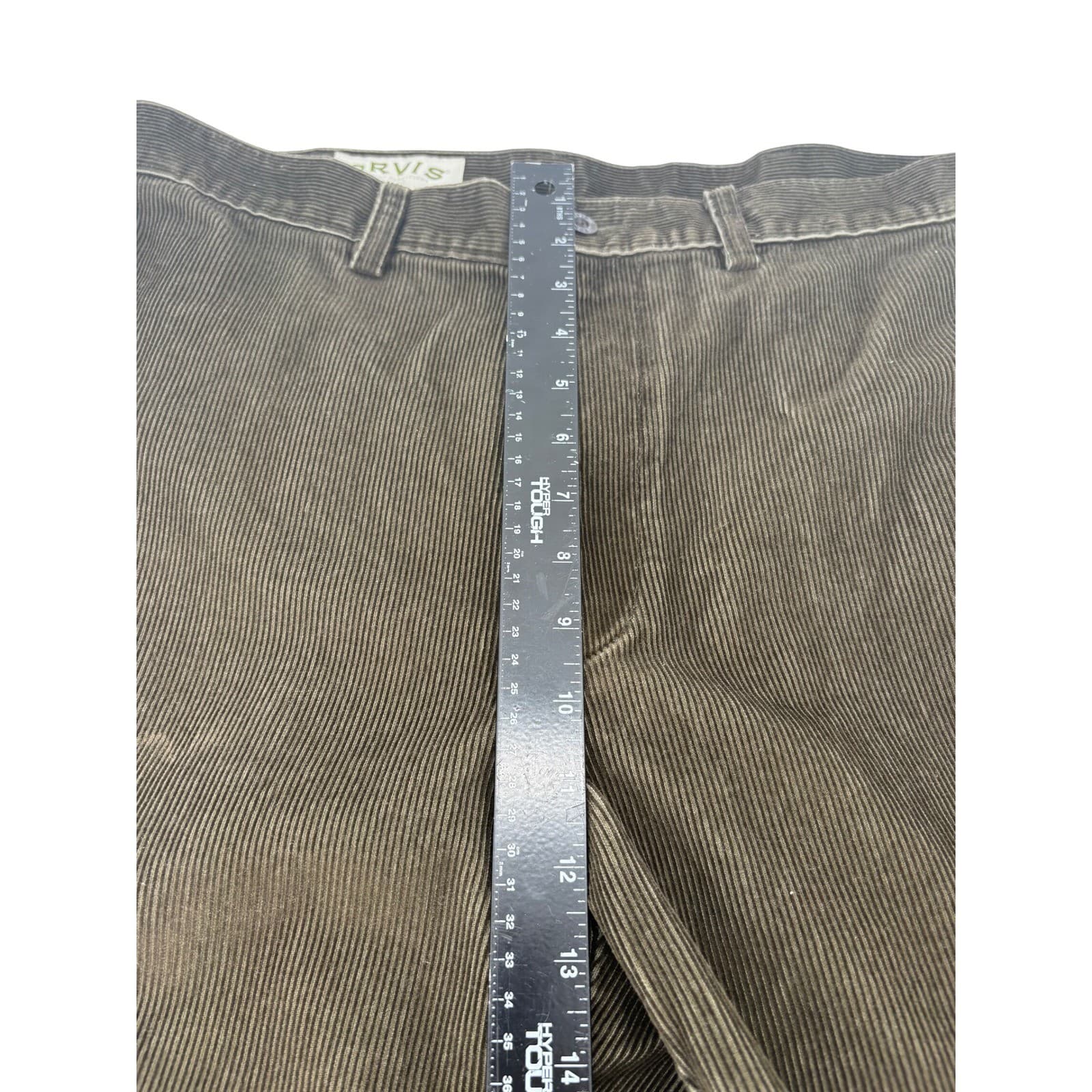 Orvis Corduroy Pants Mens 40 Trousers Brown Cotton Flat Front Straight Leg - Thumbnail 6