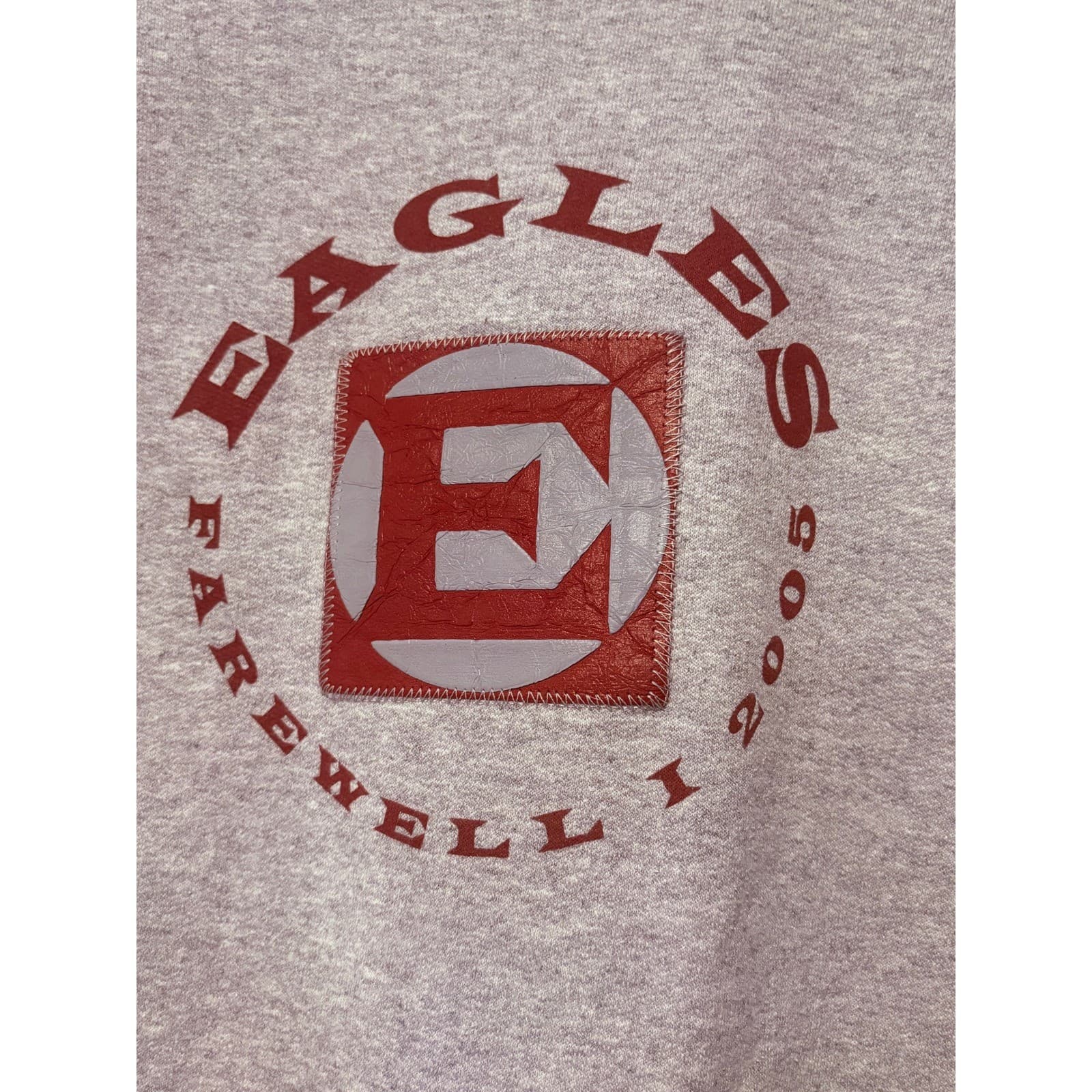 Eagles Farewell I 2005 Gildan Sweatshirt Mens Large Crewneck Gray Pullover - Thumbnail 2