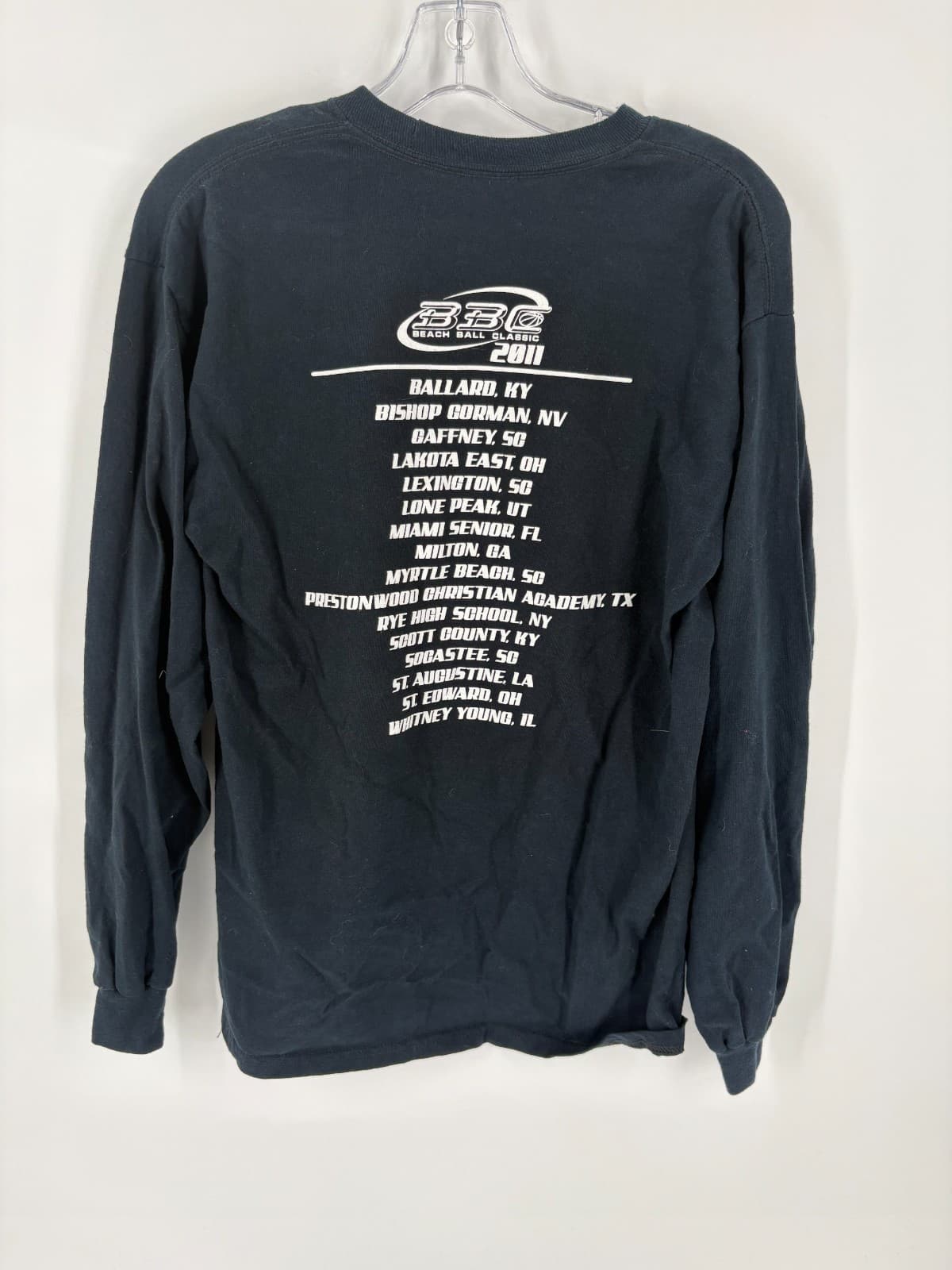 Beach Ball Classic 2011 Long Sleeve Shirt M Caution BBC Basketball Myrtle Beach - Thumbnail 2