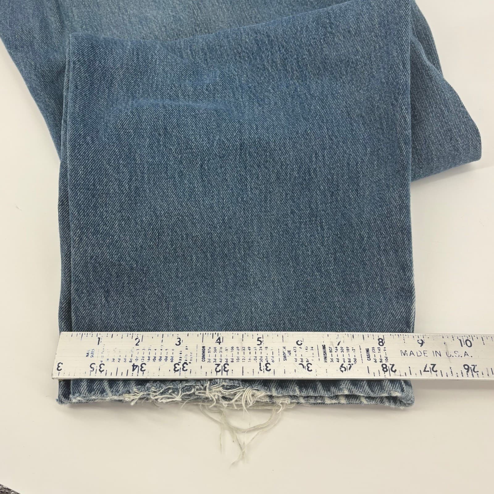 Levis 550 Relaxed Fit Vintage Jeans Mens 42x30 Blue Denim Pants - Thumbnail 9