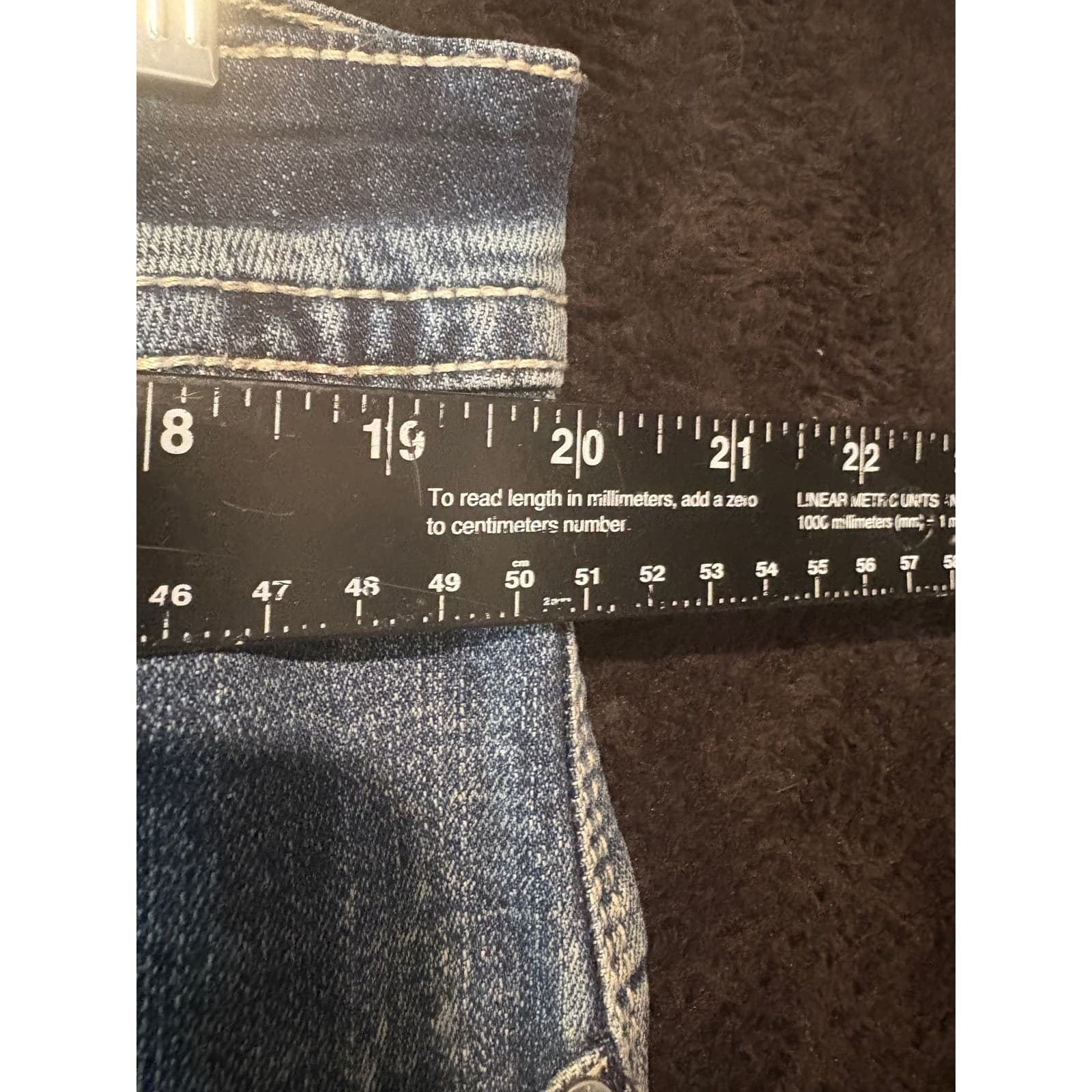 TK Axel Slim Boot Jeans Mens 38x30 Light Wash Denim Distressed Casual Pants - Thumbnail 5