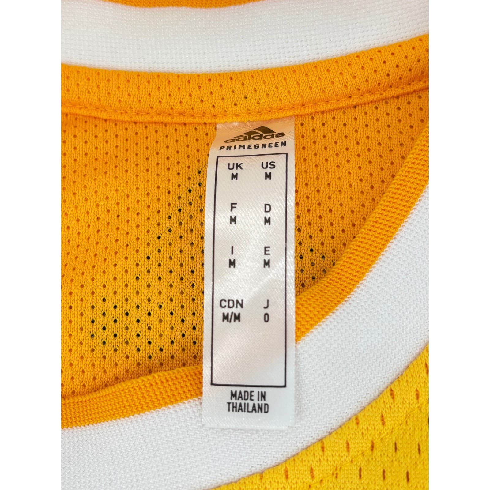 Adidas Bel Air Academy Basketball Jersey Mitchell 45 Yellow Men's Size M - Thumbnail 5