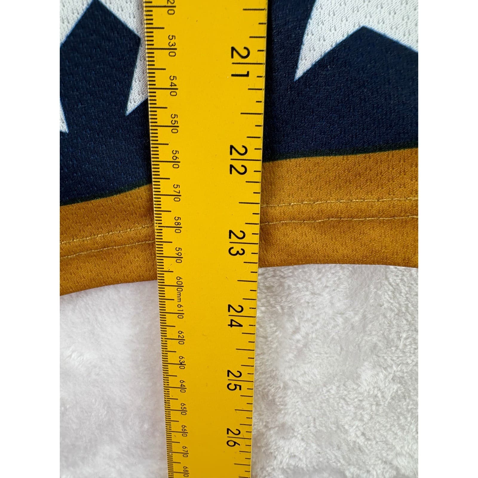 OT Sports Laredo Bucks Kids Youth Small Hockey Jersey Navy Blue Gold CHL Hockey - Thumbnail 5