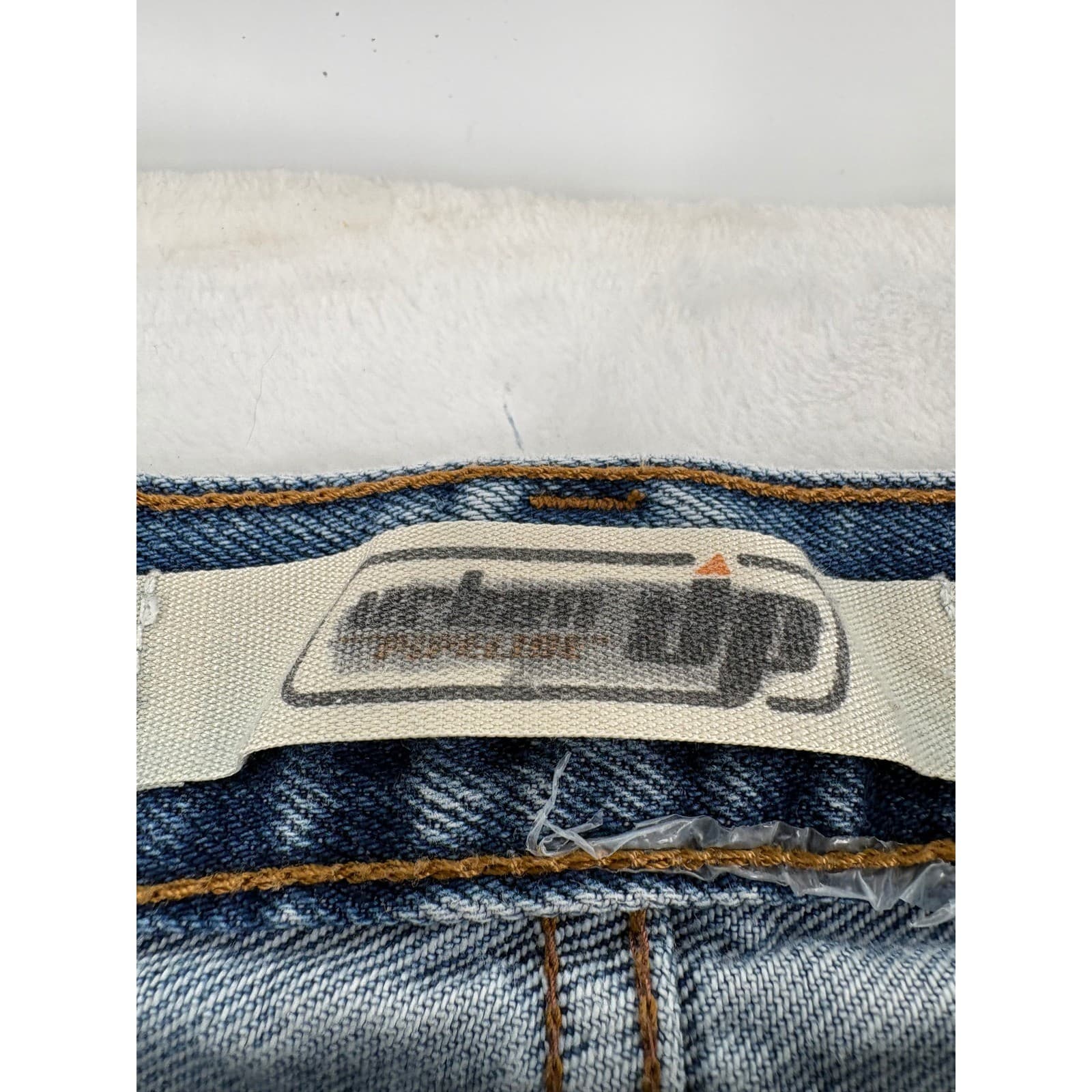 Urban Up Pipeline Jeans Mens 34x30 Jeans Blue Straight Leg 100% Cotton Denim - Thumbnail 2