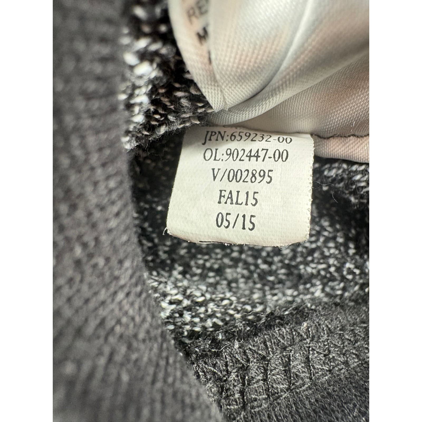 Banana Republic Hoodie Mens Size L Full Zip Jacket Gray Black Knit 659232-00 - Thumbnail 4