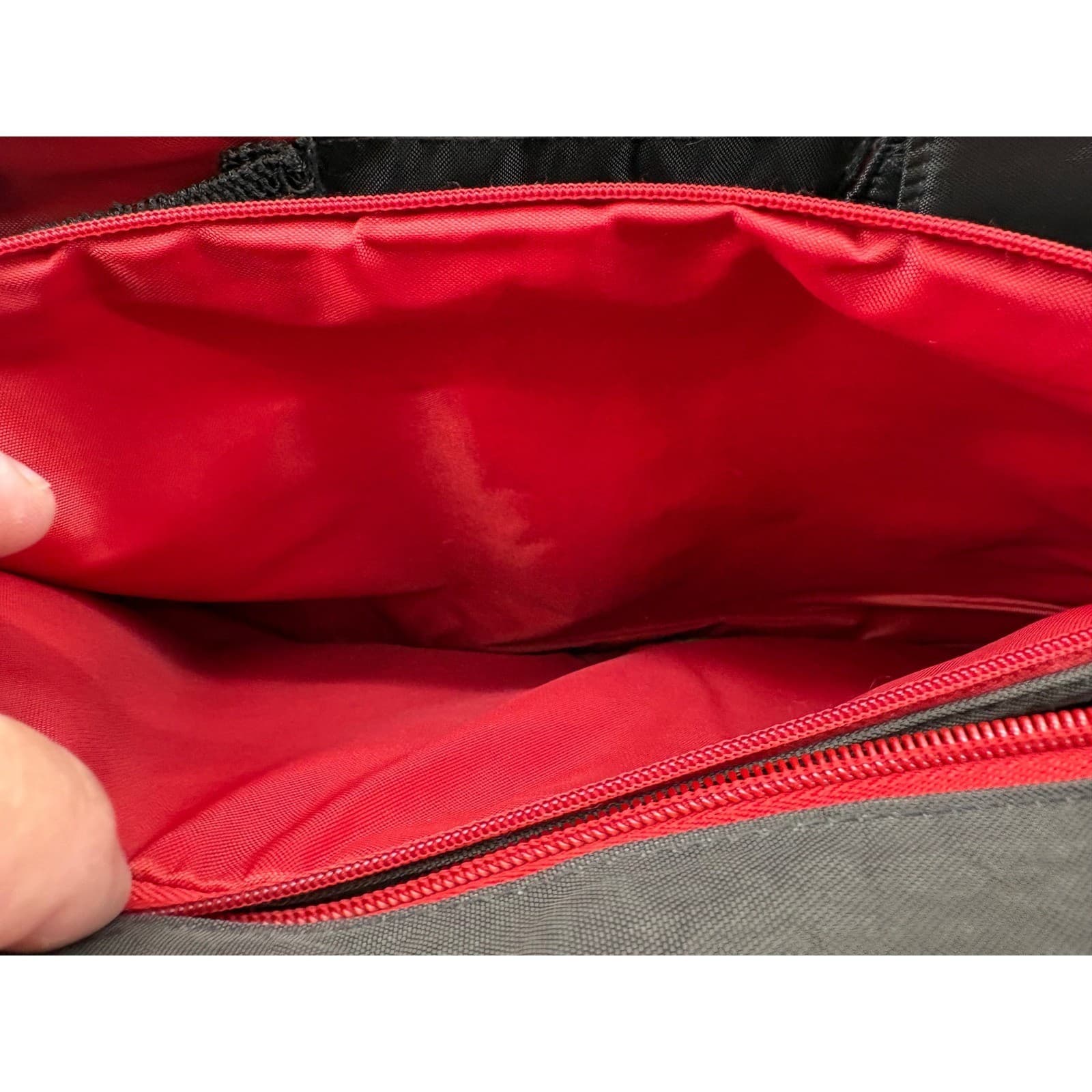 Baggallini Laptop Briefcase Womens Large Travel Bag Brown Red Nylon Organizer - Thumbnail 5