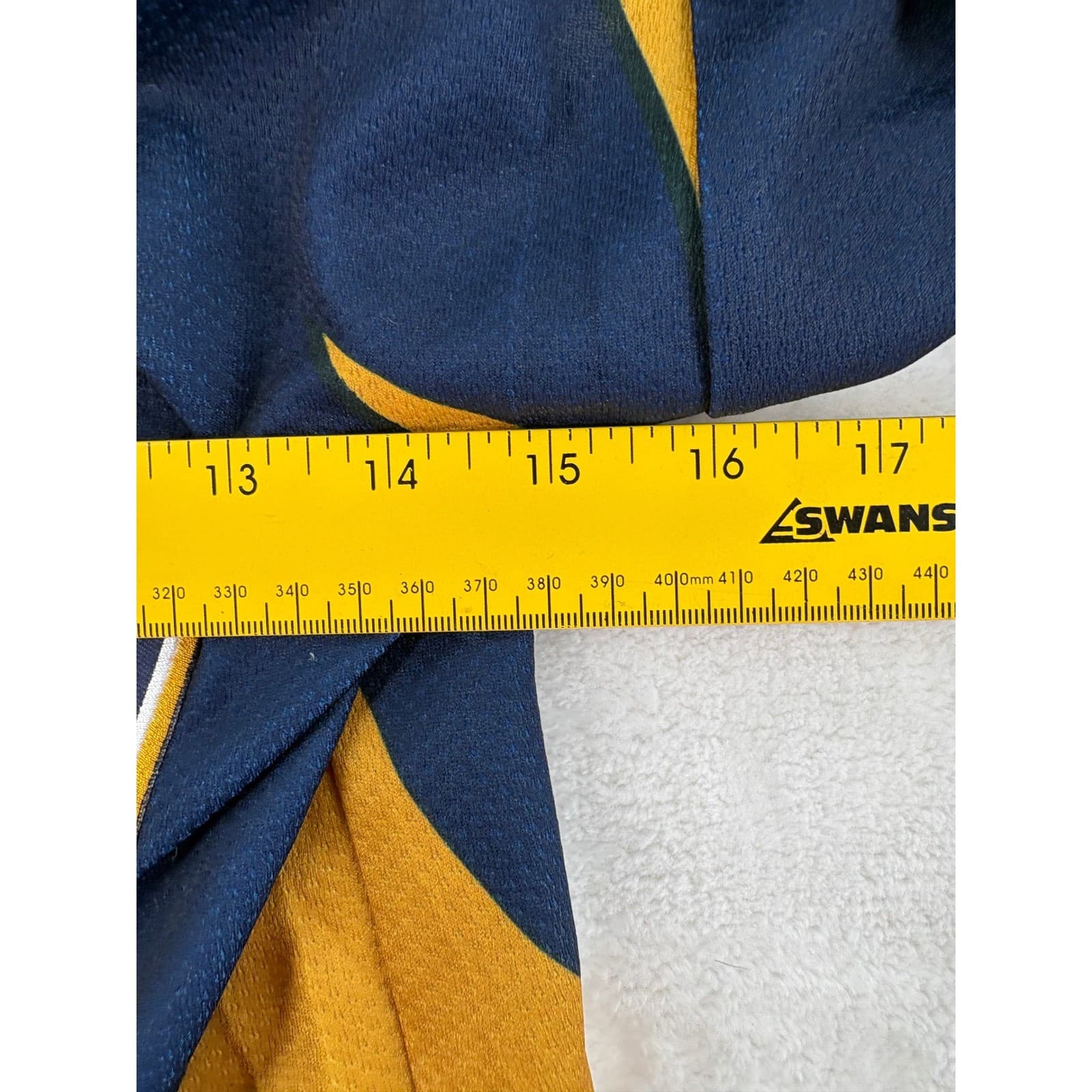 OT Sports Laredo Bucks Kids Youth Small Hockey Jersey Navy Blue Gold CHL Hockey - Thumbnail 4