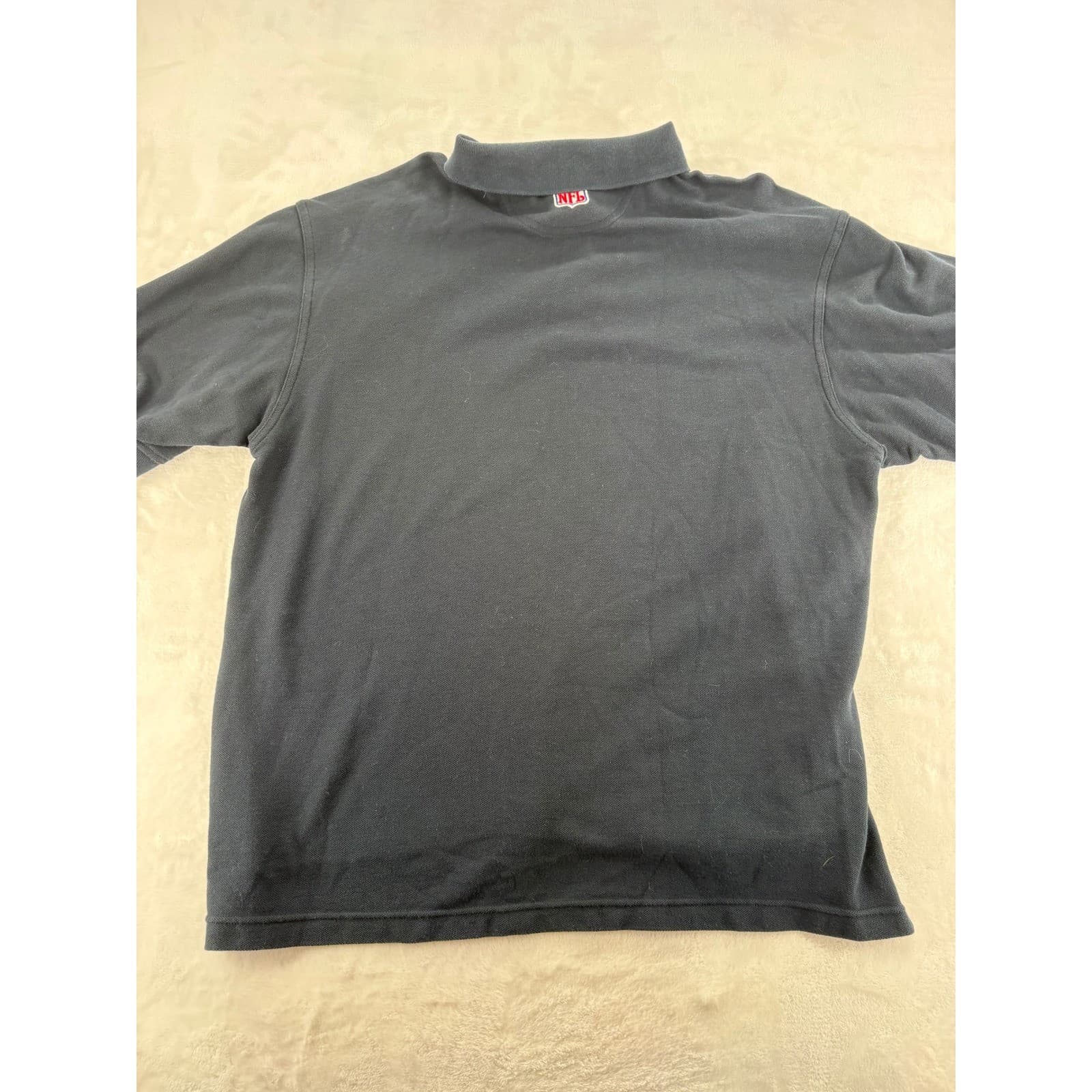 Starter NFL Pro Line Mens XL Polo Shirt Black Tampa Bay Buccaneers Embroidered - Thumbnail 7