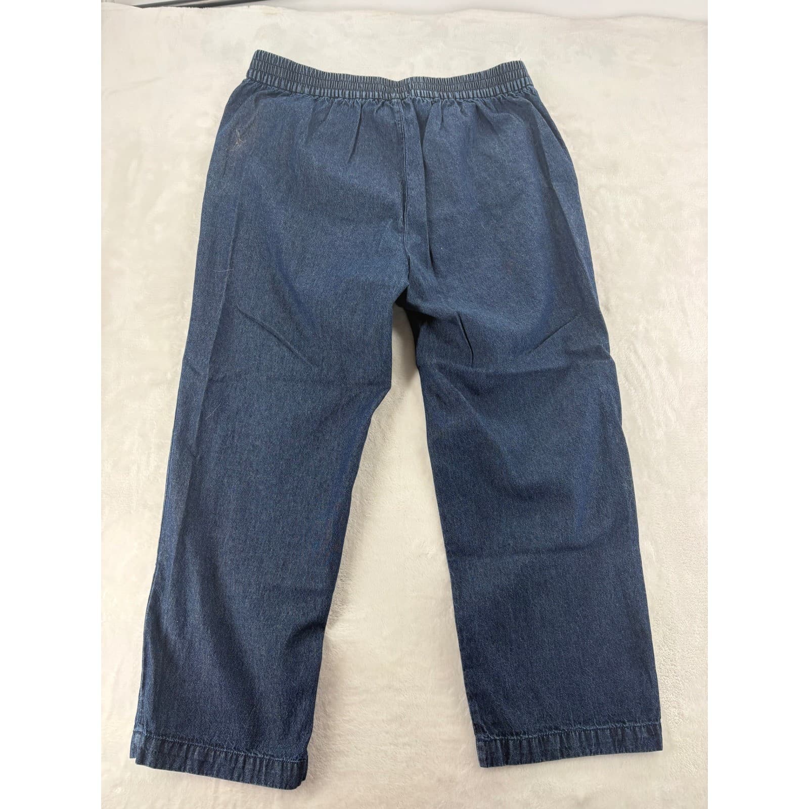 Draper's & Damons Denim Pants Womens PL S Jeans Blue Elastic Waist Cotton 7048 - Thumbnail 7