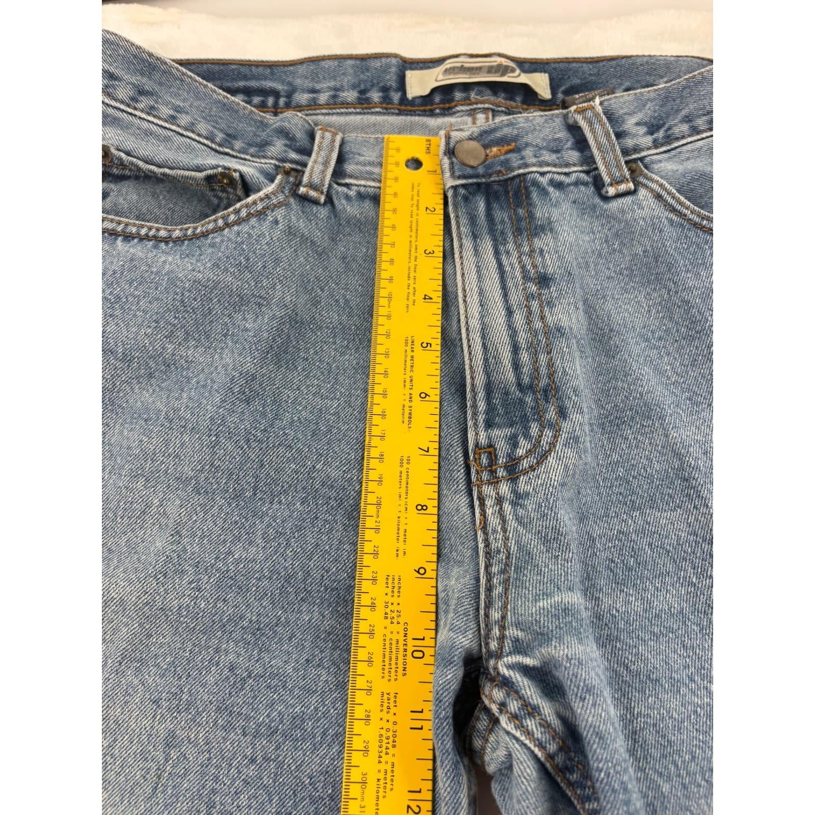 Urban Up Pipeline Jeans Mens 34x30 Jeans Blue Straight Leg 100% Cotton Denim - Thumbnail 5