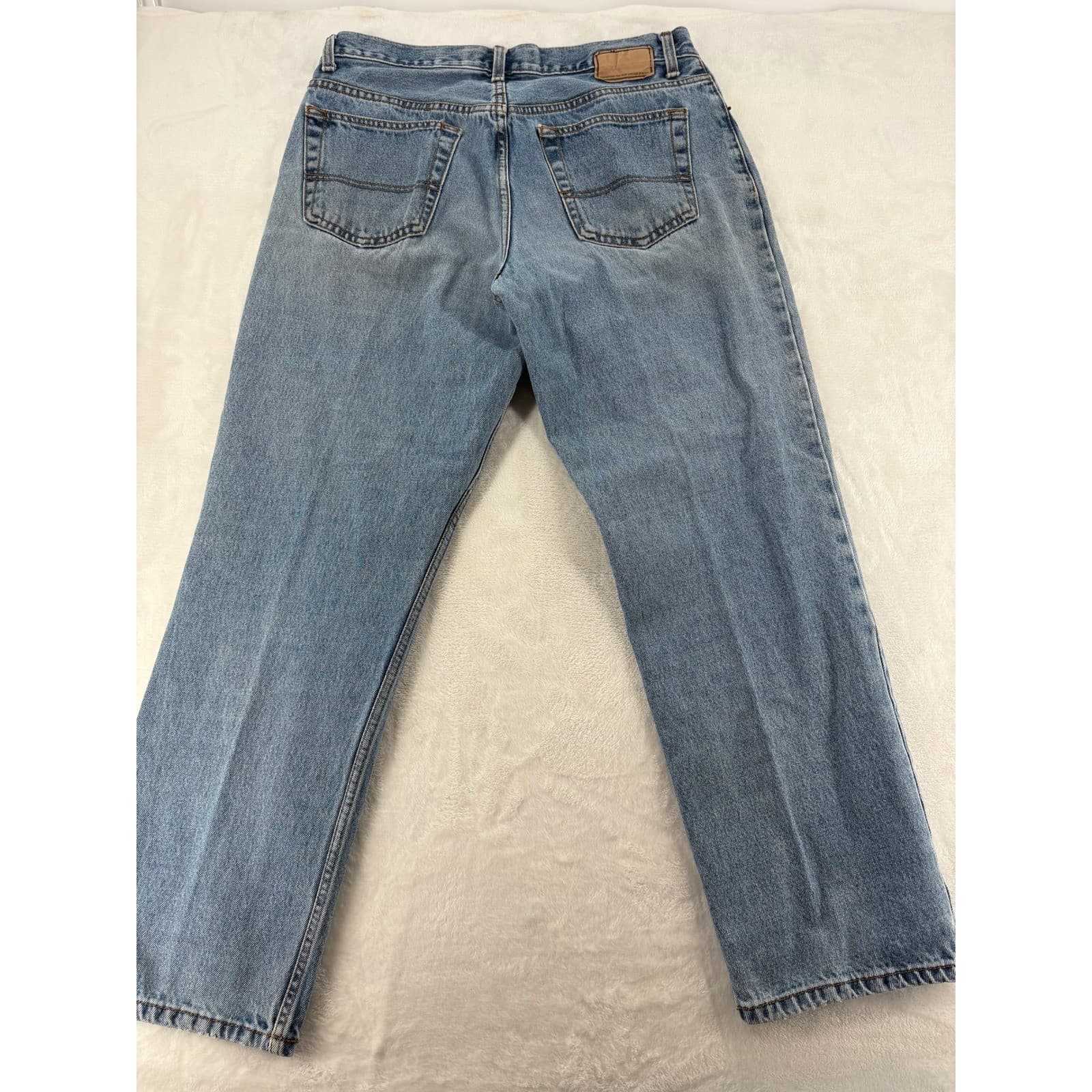 Urban Up Pipeline Jeans Mens 34x30 Jeans Blue Straight Leg 100% Cotton Denim - Thumbnail 10