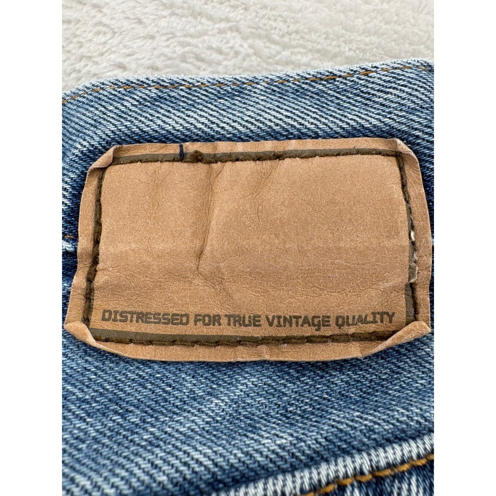 Urban Up Pipeline Jeans Mens 34x30 Jeans Blue Straight Leg 100% Cotton Denim - Thumbnail 11