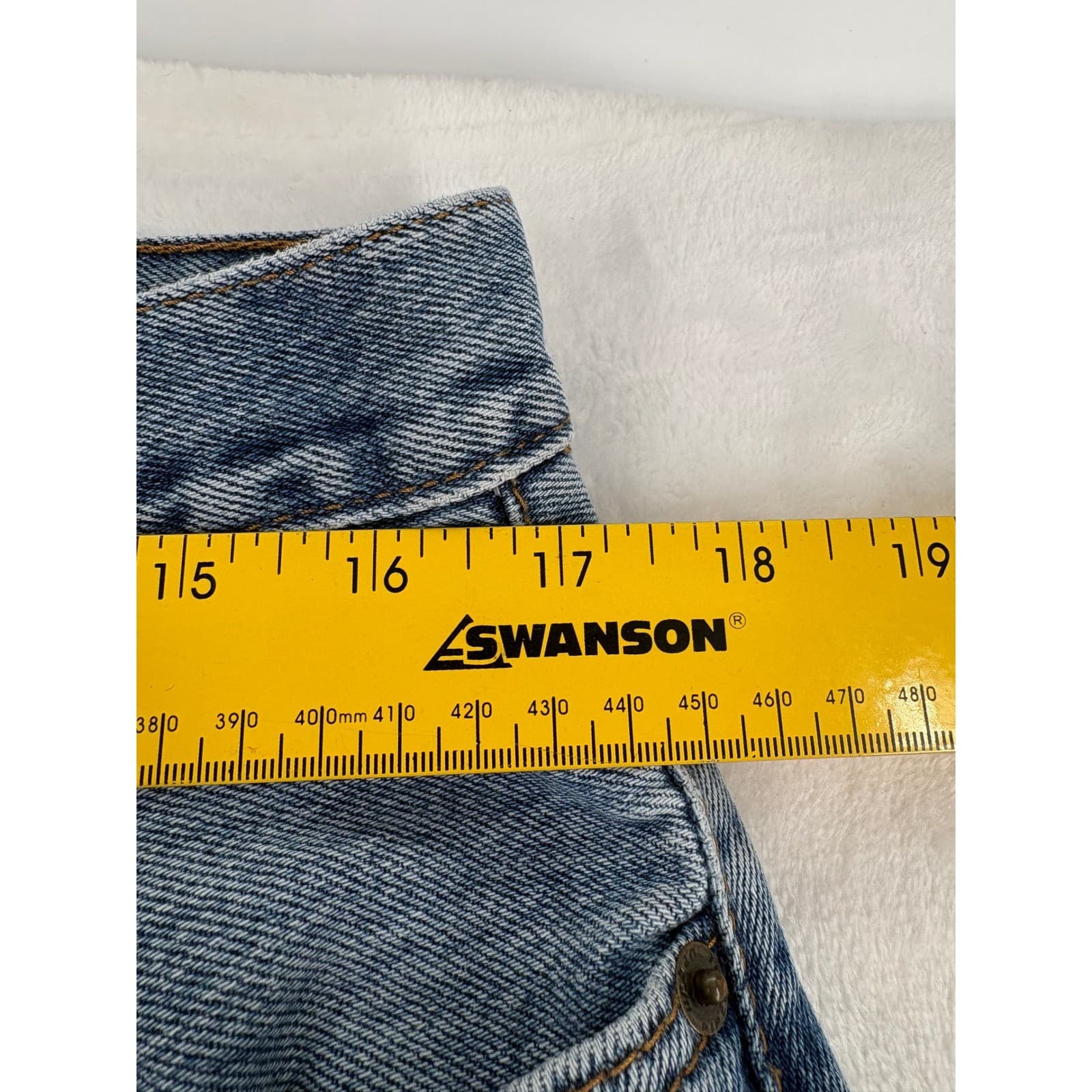 Urban Up Pipeline Jeans Mens 34x30 Jeans Blue Straight Leg 100% Cotton Denim - Thumbnail 4