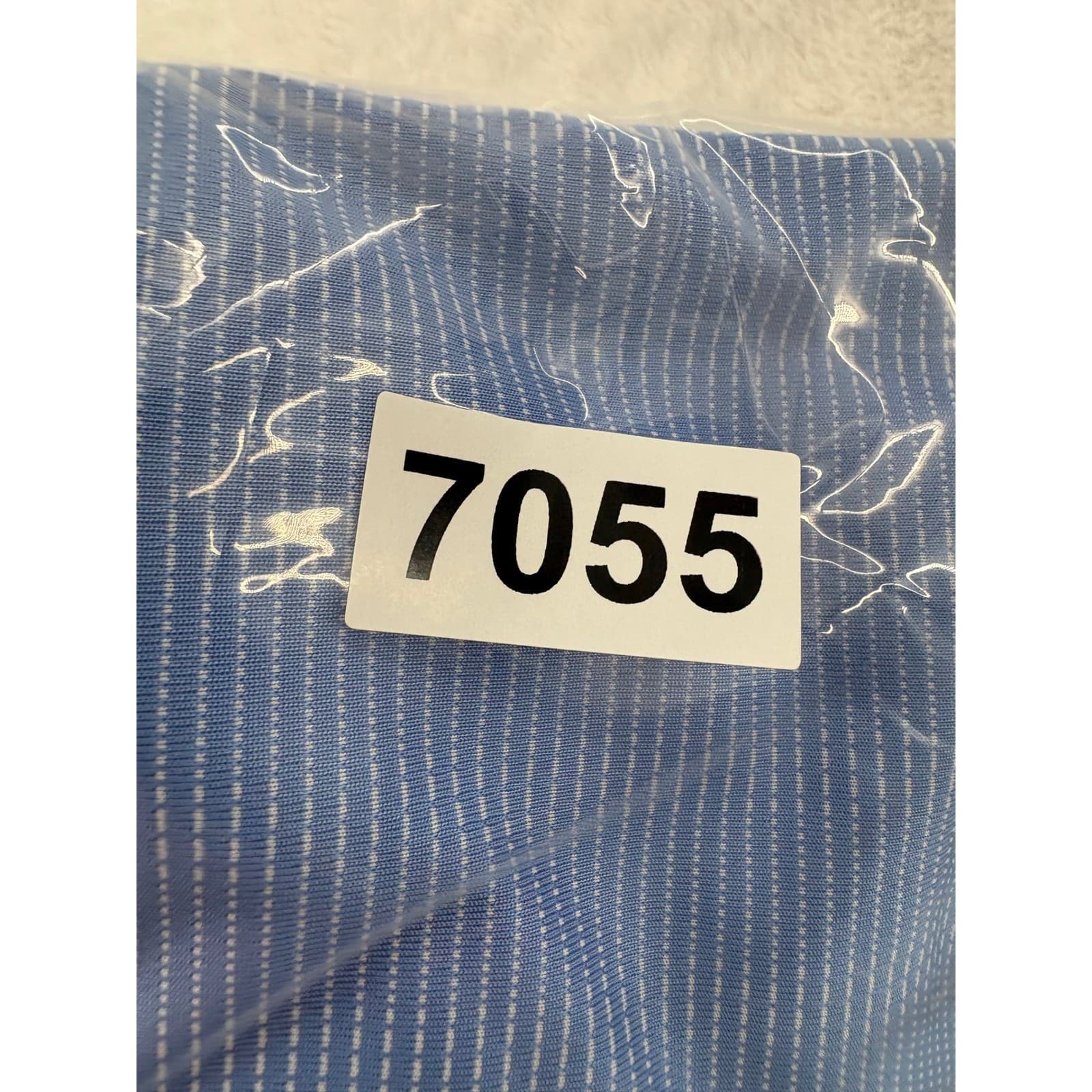 Kilburne + Finch Polo Mens 3XL Shirt Periwinkle Blue Striped Moisture Wicking - Thumbnail 9
