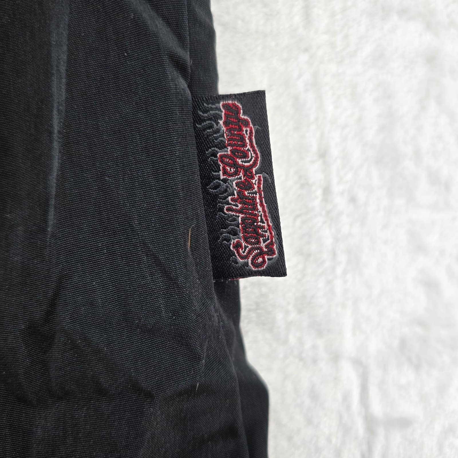 Sapphire Lounge Shirt Mens XL Button Down Black Ride Free Eagle Biker Graphic - Thumbnail 4