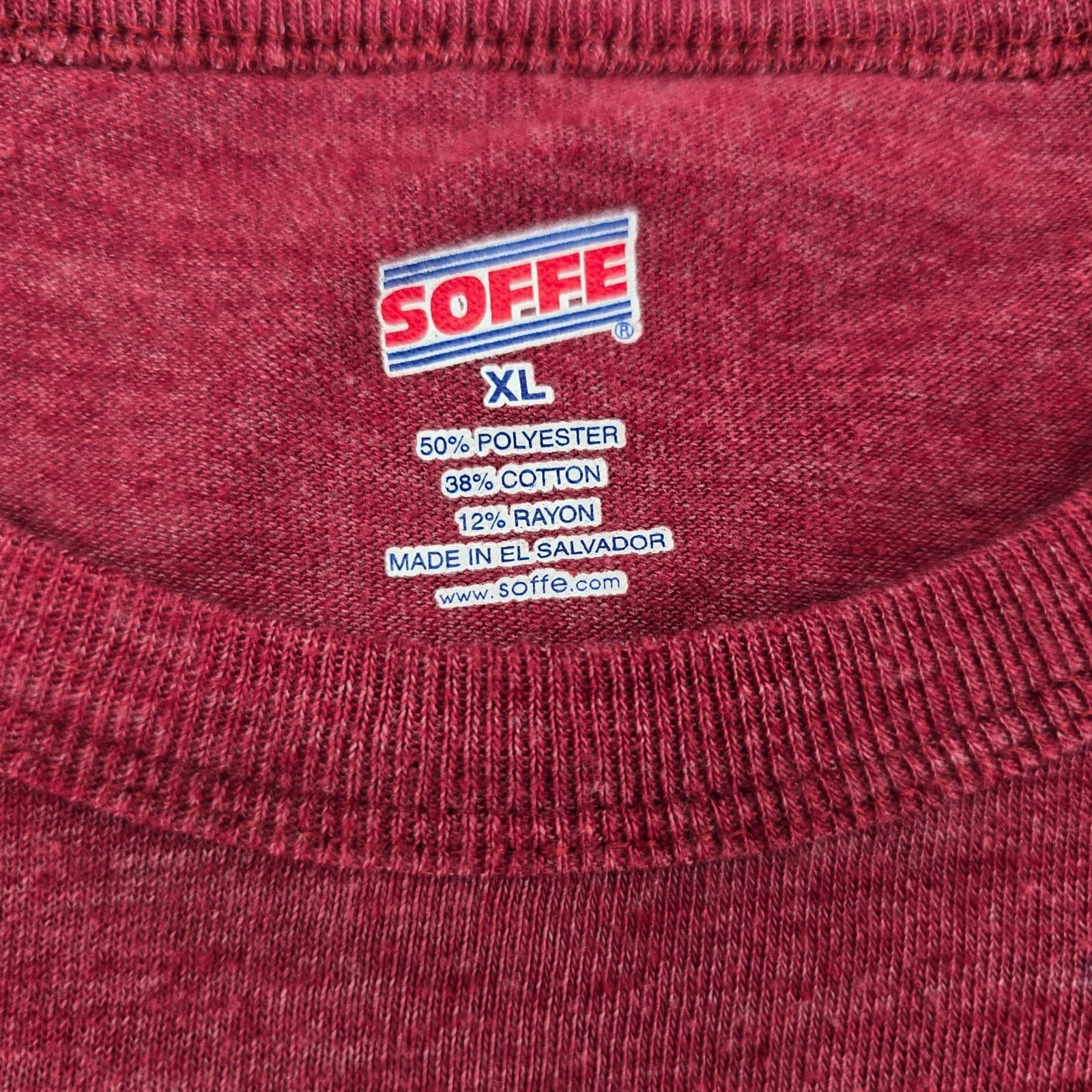 Soffe T-Shirt Womens XL T-Shirt Maroon South Carolina Gamecocks LOVE Graphic - Thumbnail 2
