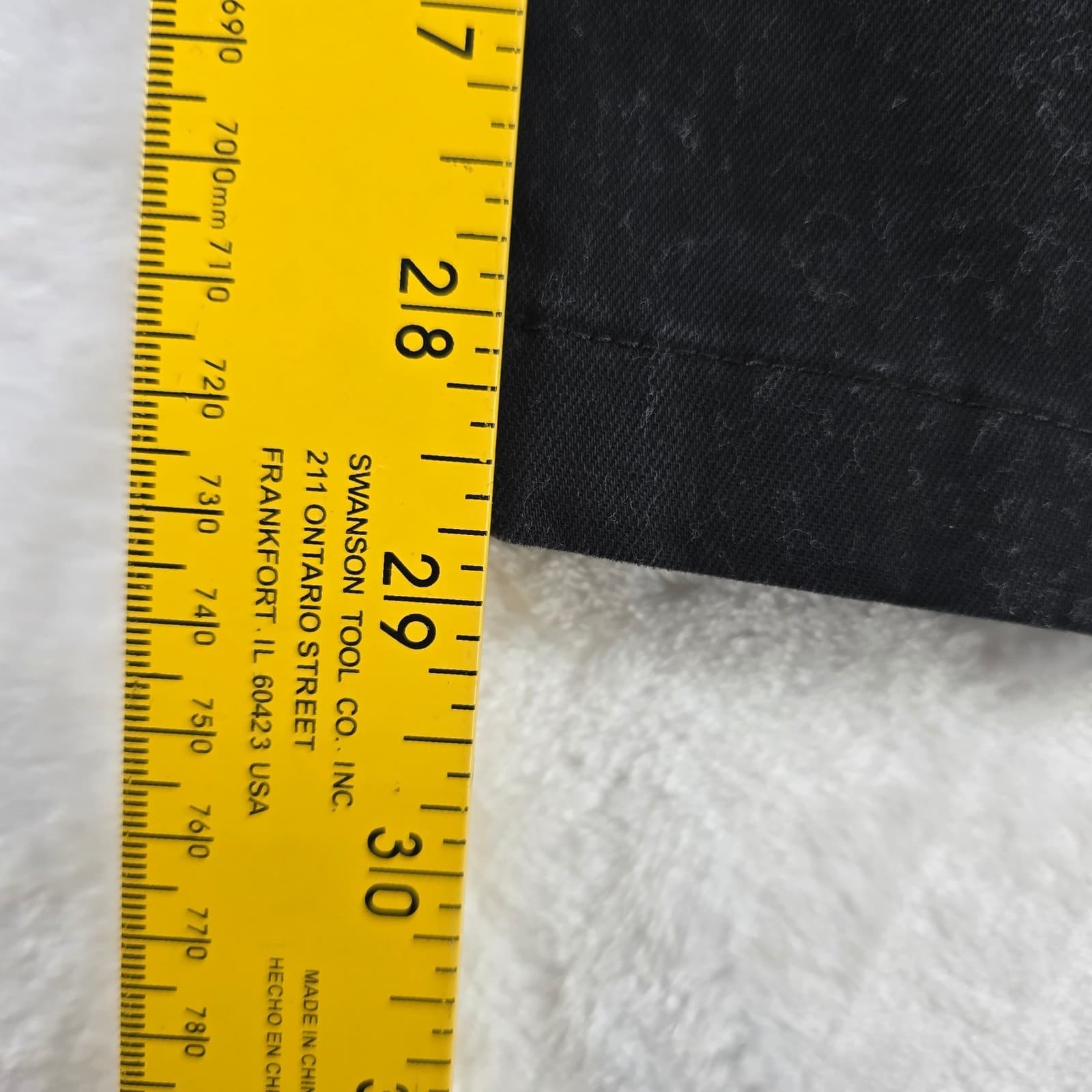 Dockers Chino Pants Mens 34x29 Relaxed Fit Black Cotton Stretch Casual - Thumbnail 6