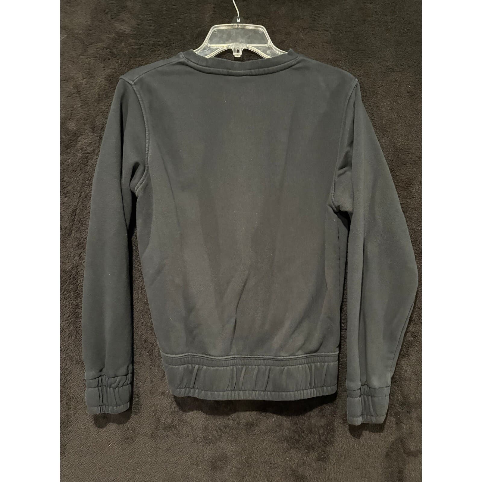 Nike Sweatshirt Pullover Crew Neck Athleisure Activewear Black XS - Thumbnail 7
