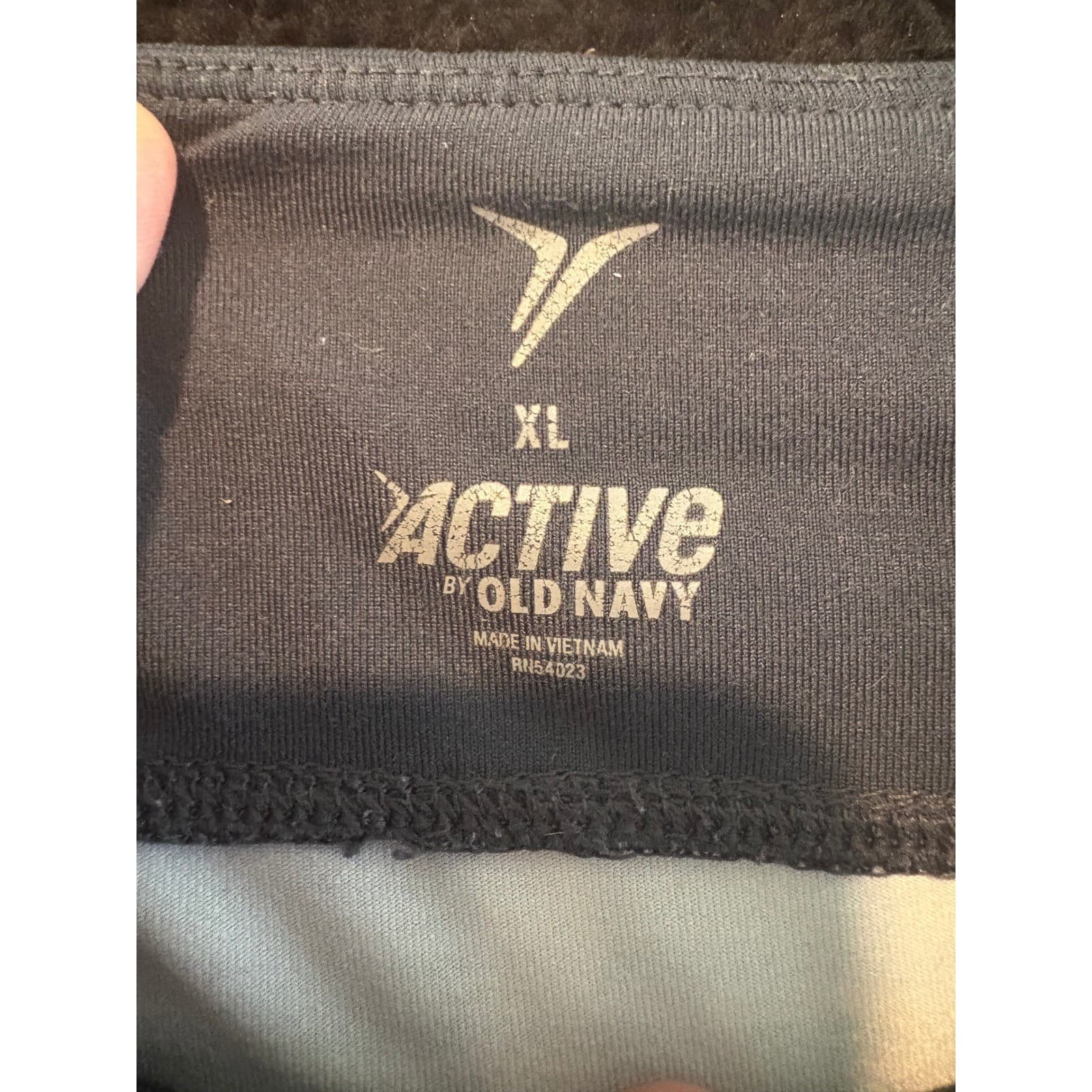 Old Navy Active Gray Athletic Shorts XL Women's Running Striped Pockets - Thumbnail 3