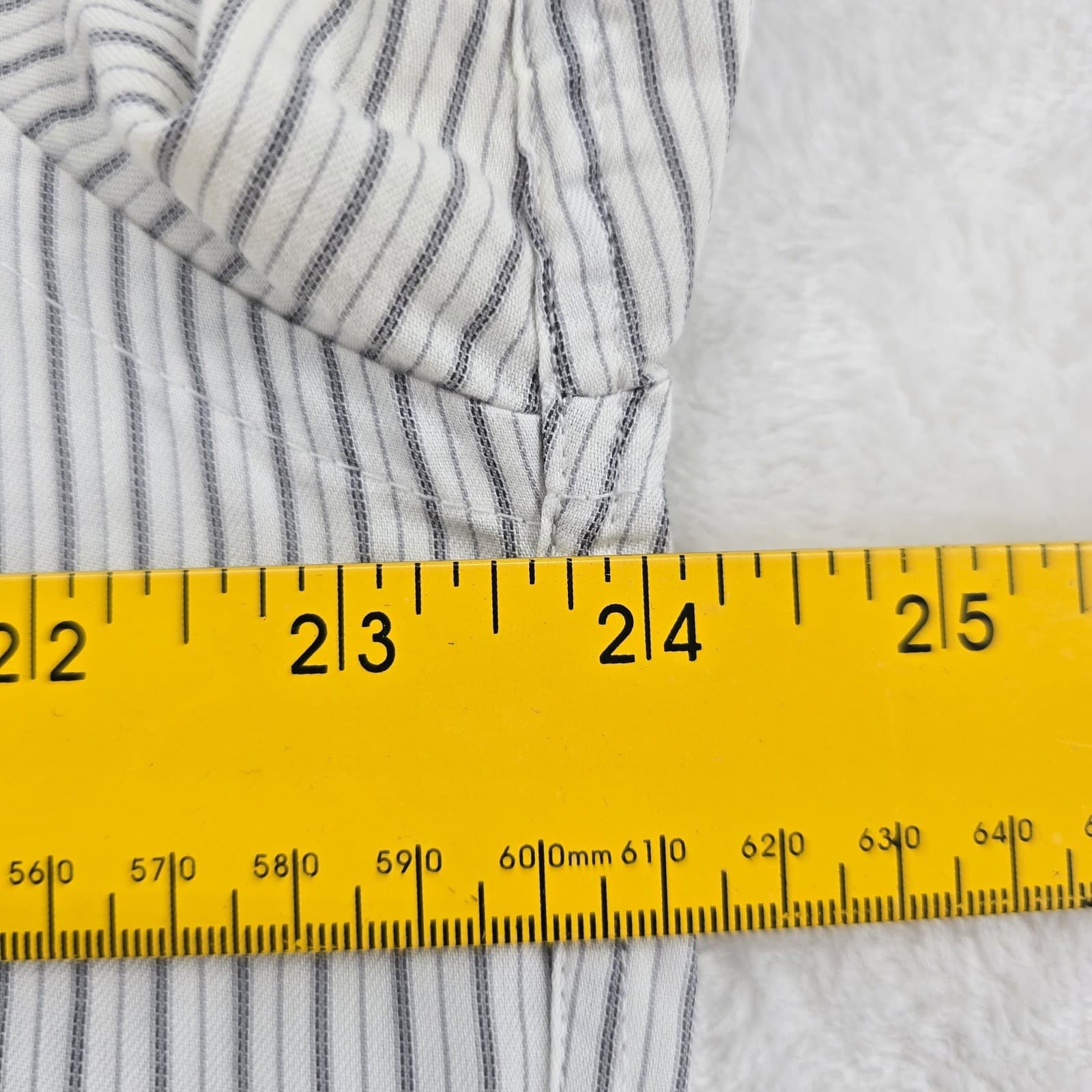 Donald J Trump Shirt Mens 16 34/35 Dress Shirt White Striped Regular Fit 2 Pack - Thumbnail 10