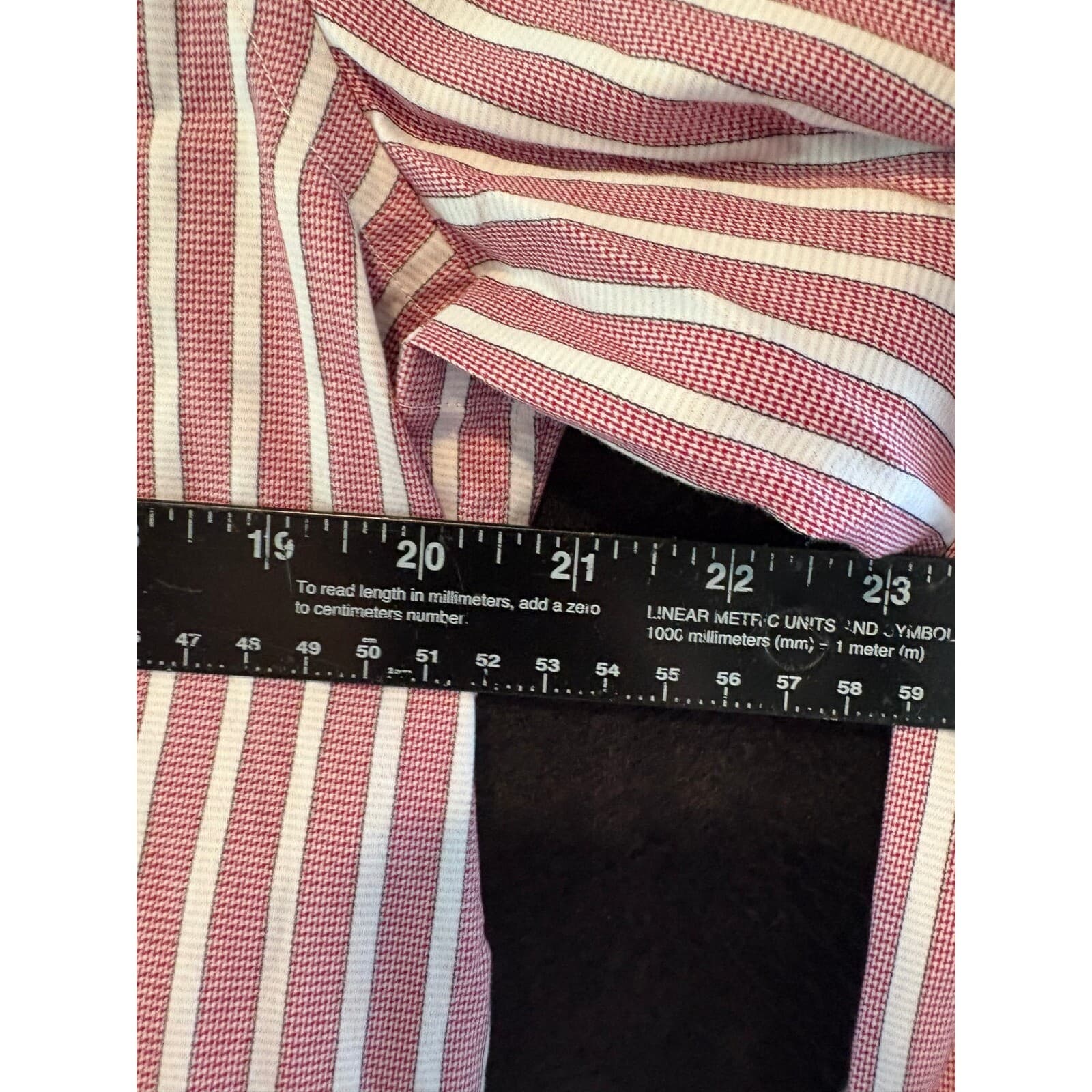 Robert Graham Striped Button Down Shirt Tailored Fit Long Sleeve Mens 39 - Thumbnail 4