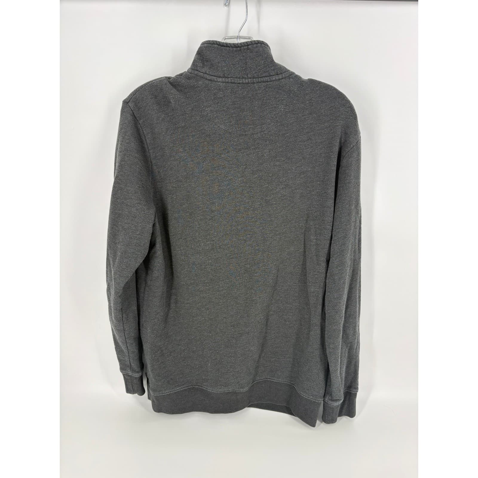 Chaps Mens Gray Quarter Zip Pullover Sweatshirt Long Sleeve Casual Comfy - Thumbnail 6
