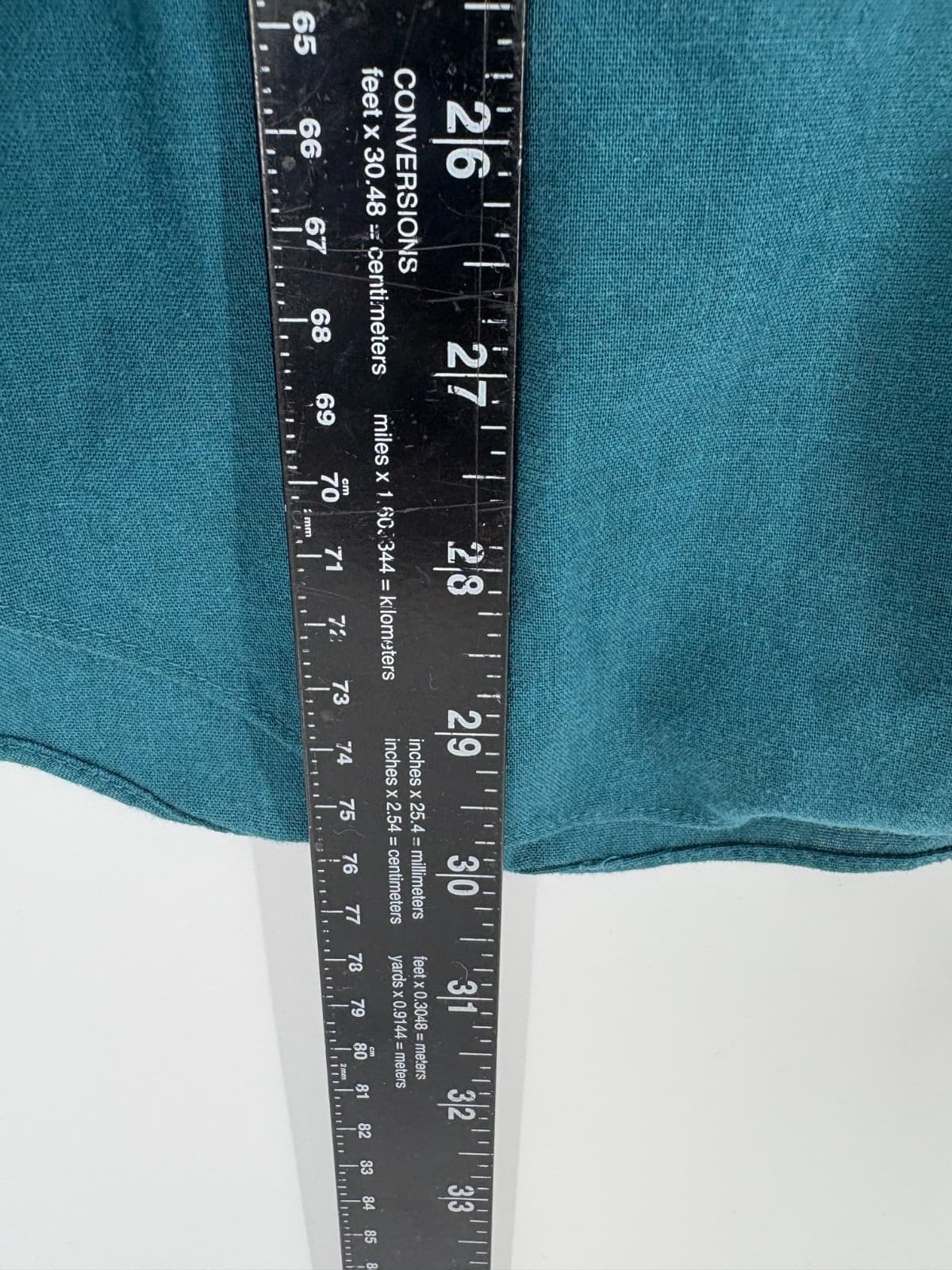 Gear by Van Heusen Vintage Outdoors Shirt Teal Button Front Long Sleeve L - Thumbnail 5