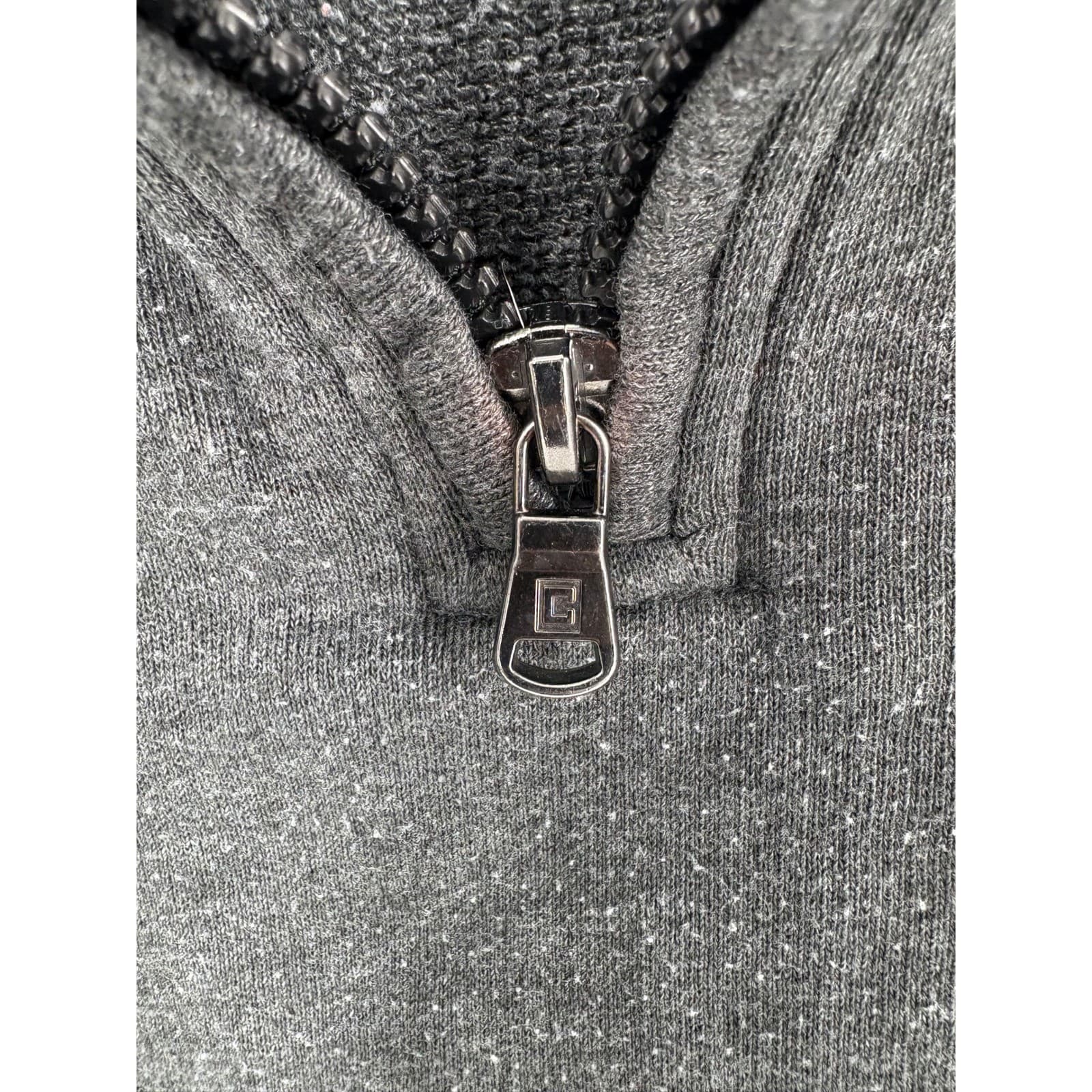 Chaps Mens Gray Quarter Zip Pullover Sweatshirt Long Sleeve Casual Comfy - Thumbnail 5