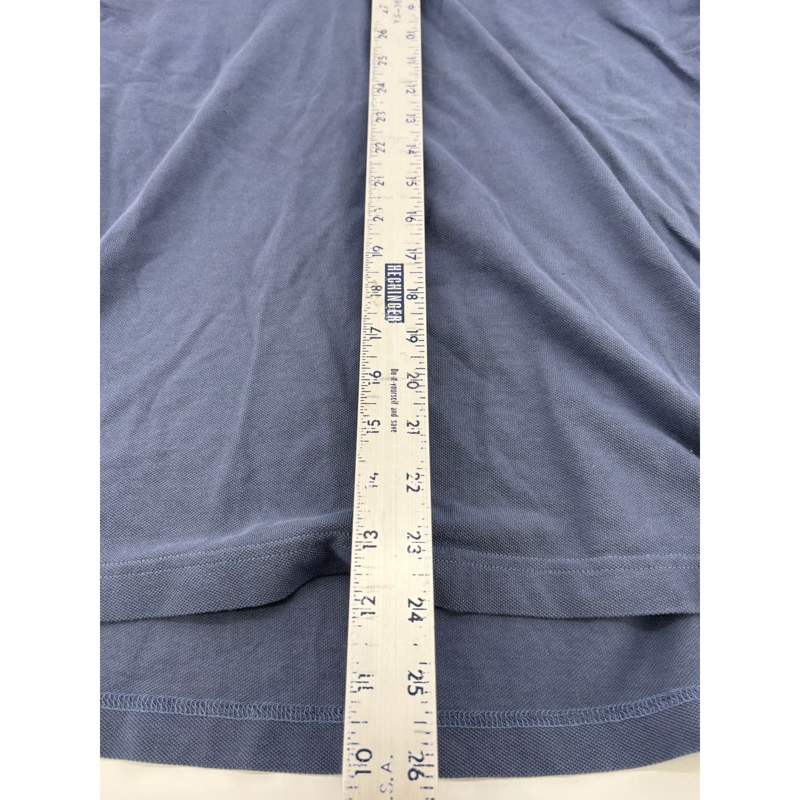 Tommy Hilfiger Mens Blue Polo Shirt L/G Large Regular Fit Short Sleeve - Thumbnail 8