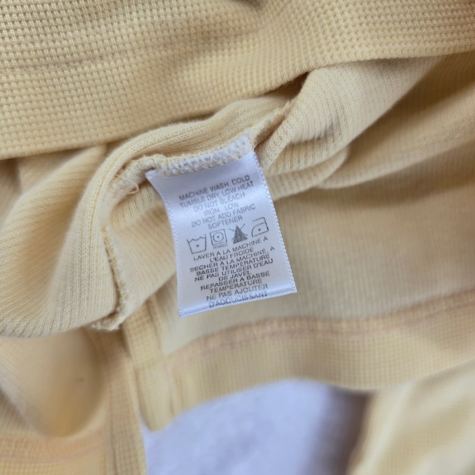 Page & Tuttle Polo Mens Small Shirt Yellow Long Sleeve H2O Moisture Wicking Golf - Thumbnail 3