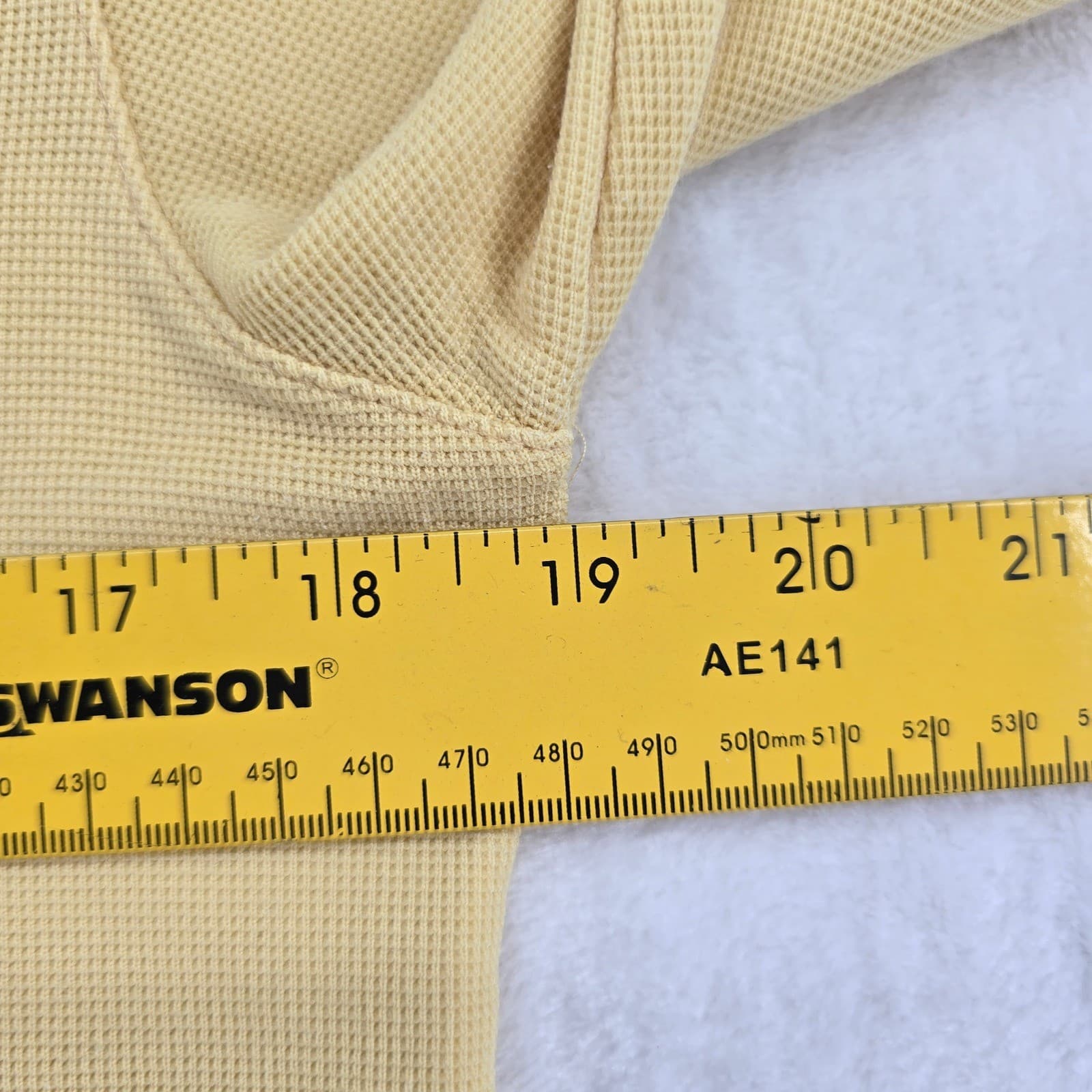Page & Tuttle Polo Mens Small Shirt Yellow Long Sleeve H2O Moisture Wicking Golf - Thumbnail 4