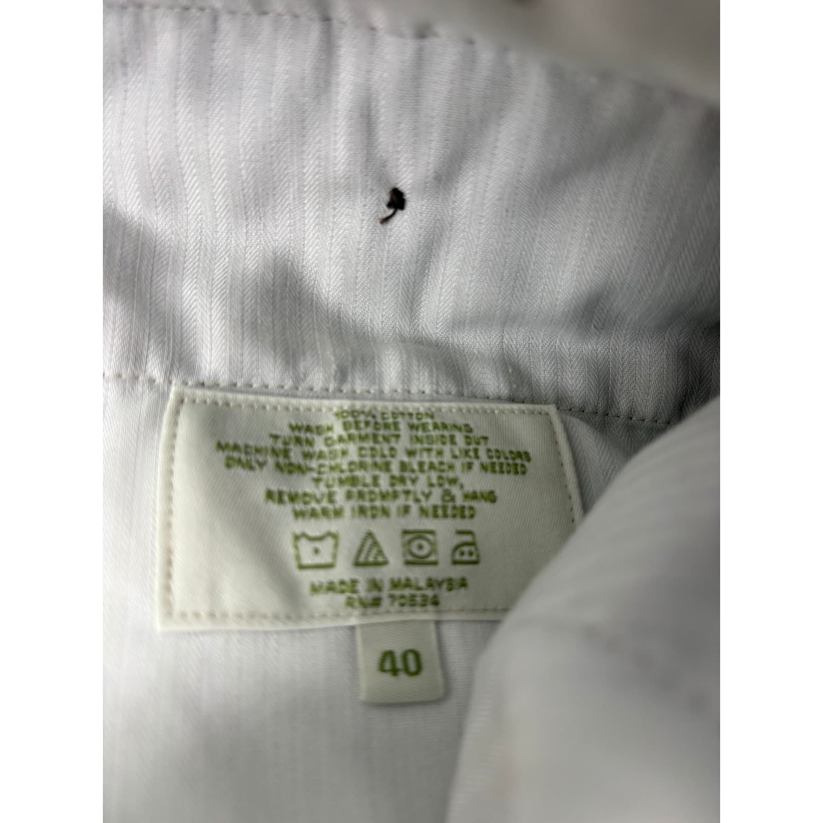 Orvis pants men size 40x29 Brisbane Moss Corduroy wide wale thick heavy leather - Thumbnail 3