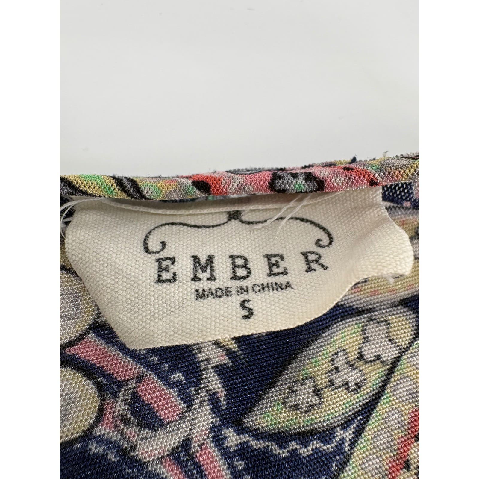 Ember Sleeveless Paisley Print Button Down Blouse Women's Size S - Thumbnail 2