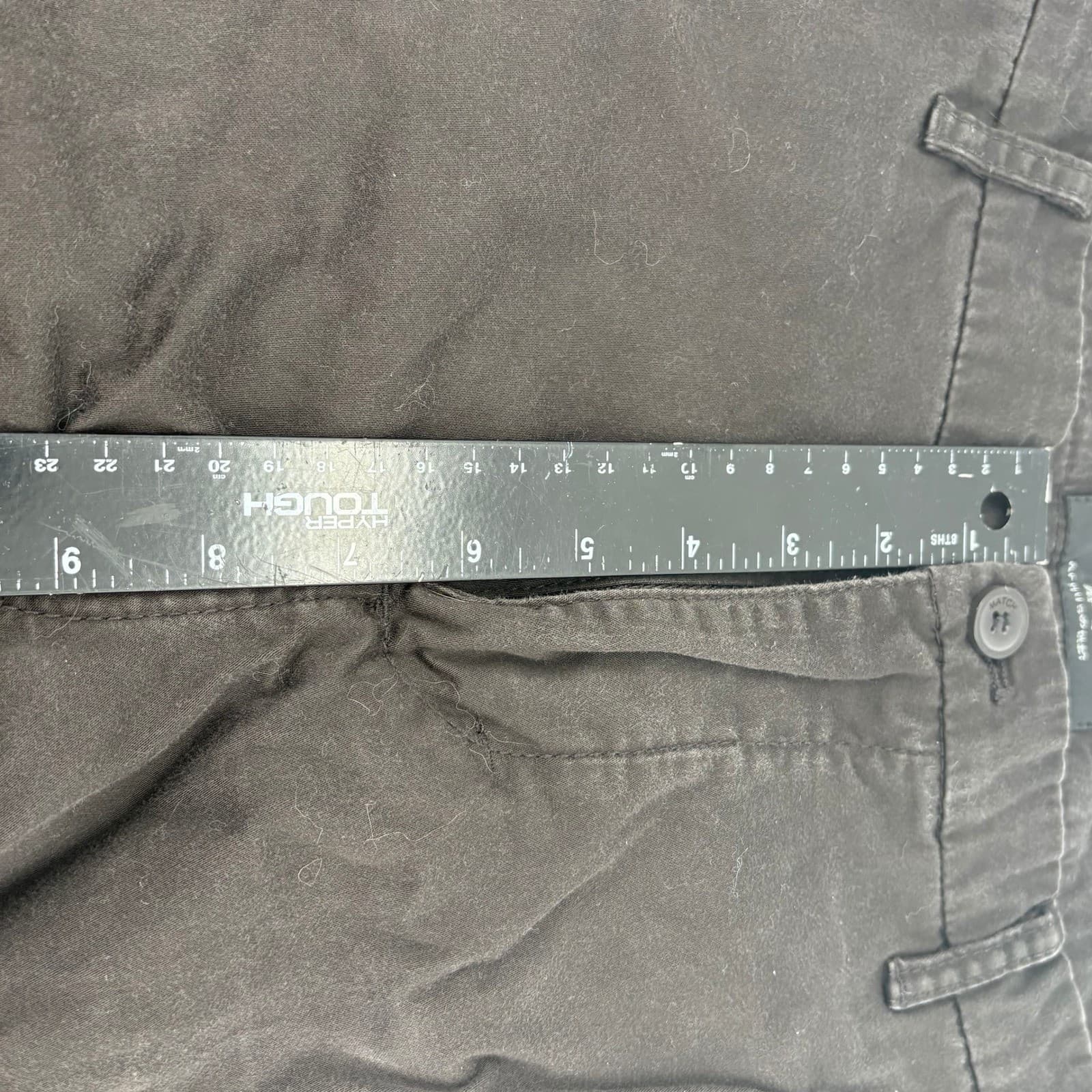 MATCHSTICK Dark Brown Cotton Spandex Chinos Pants Women M 30 - Thumbnail 6