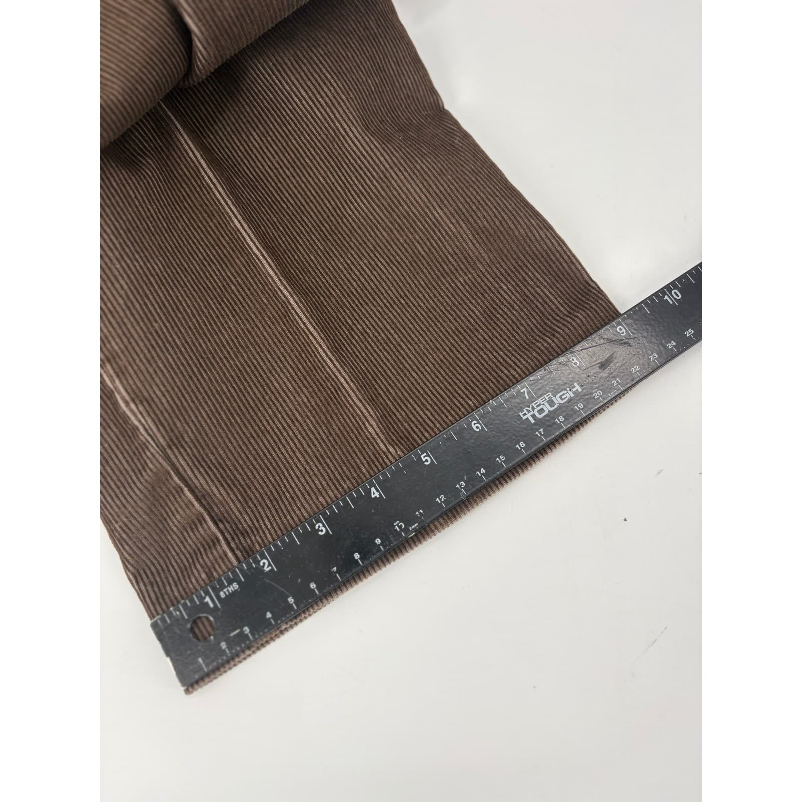 Orvis pants men size 40x29 Brisbane Moss Corduroy wide wale thick heavy leather - Thumbnail 7