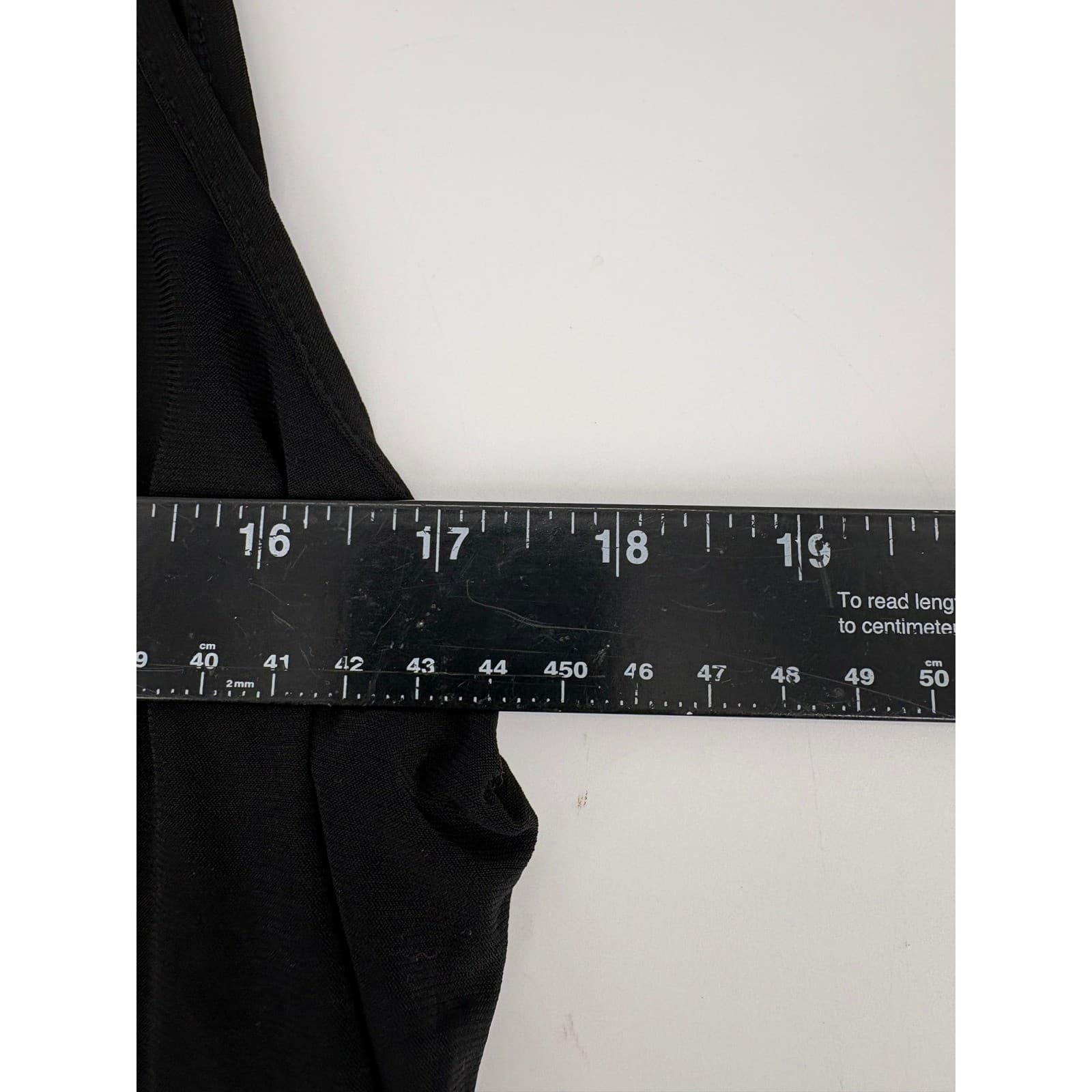 Atelier 29 Black Sleeveless Cutout Neck Rhinestone Tank Top Women's Large - Thumbnail 4
