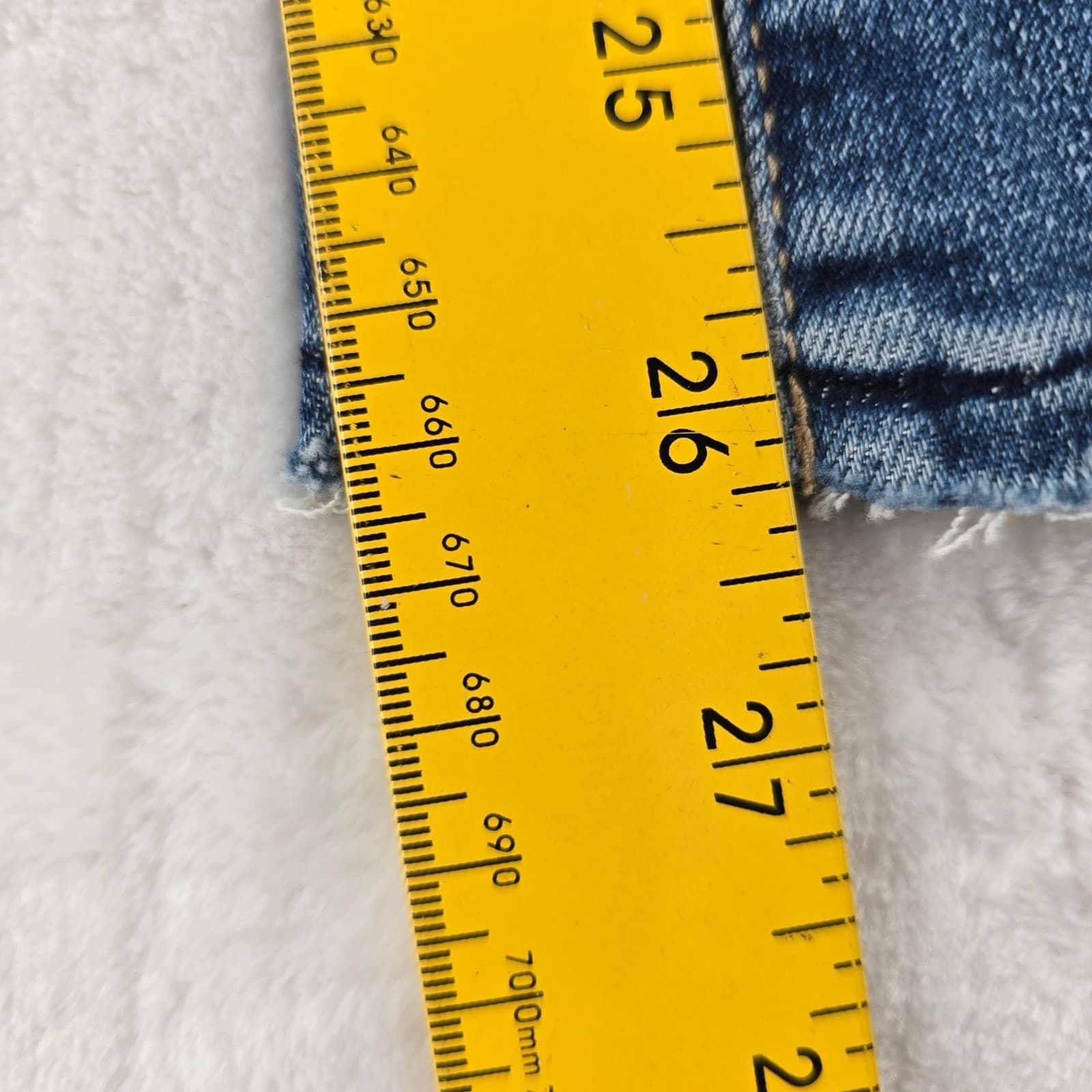 American Eagle Jeans Womens 2 Curvy Super Hi-Rise Flare Blue Distressed Stretch - Thumbnail 8