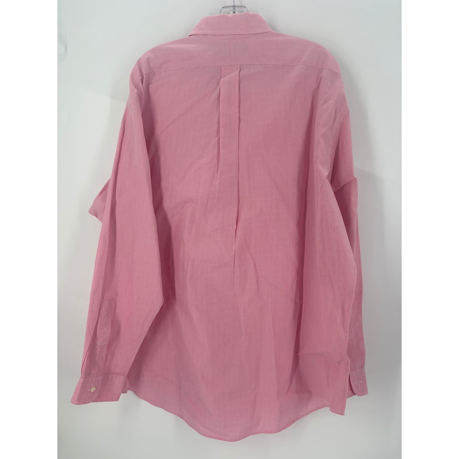 Ralph Lauren Blake Pink Gingham Long Sleeve Button Down Shirt Men XL - Thumbnail 4