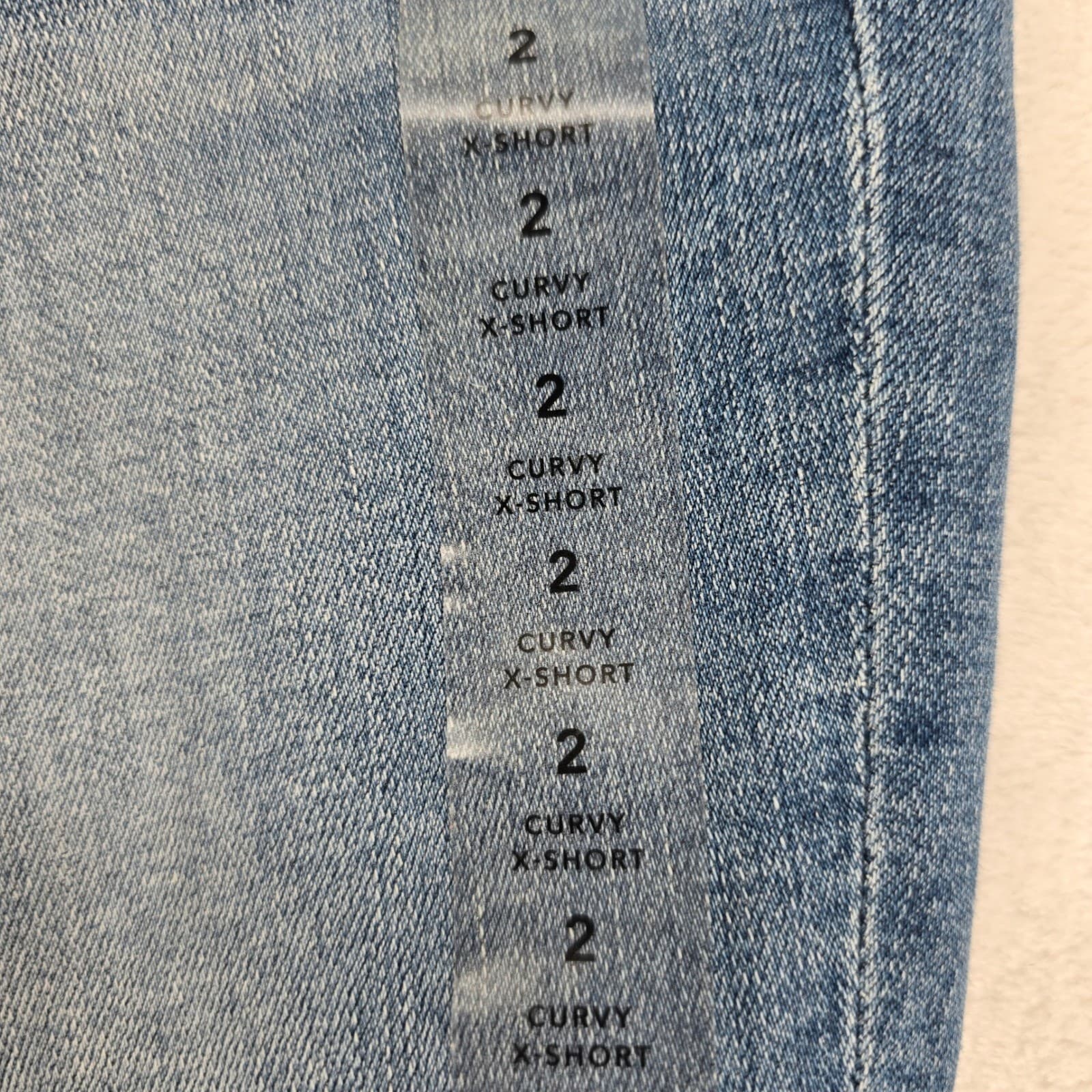 American Eagle Jeans Womens 2 Curvy Super Hi-Rise Flare Blue Distressed Stretch - Thumbnail 2