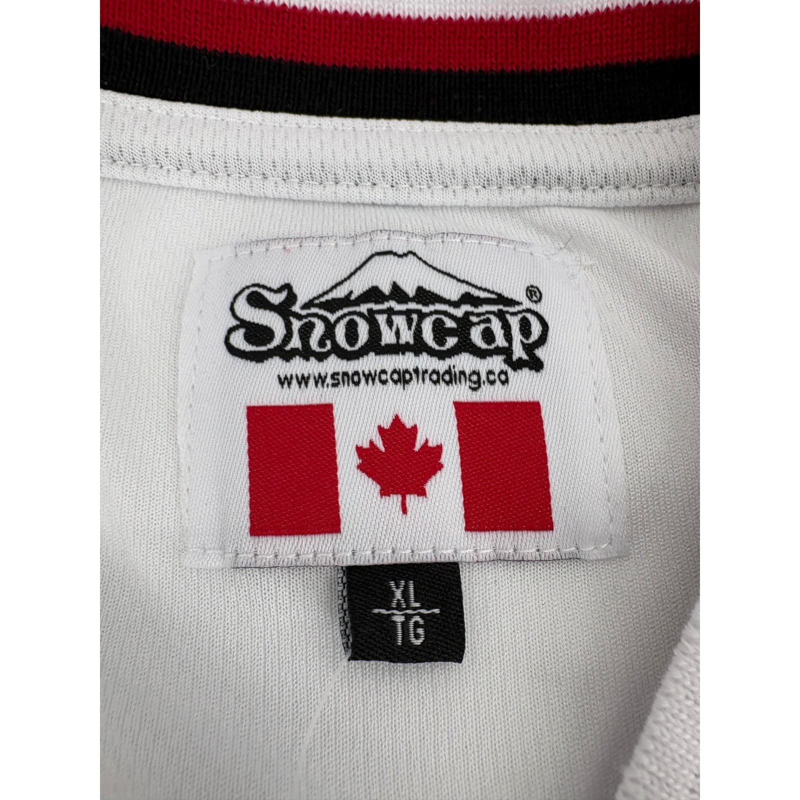 Snowcap Kids Canada Souvenir Hockey Jersey White Red Black XL TG - Thumbnail 2