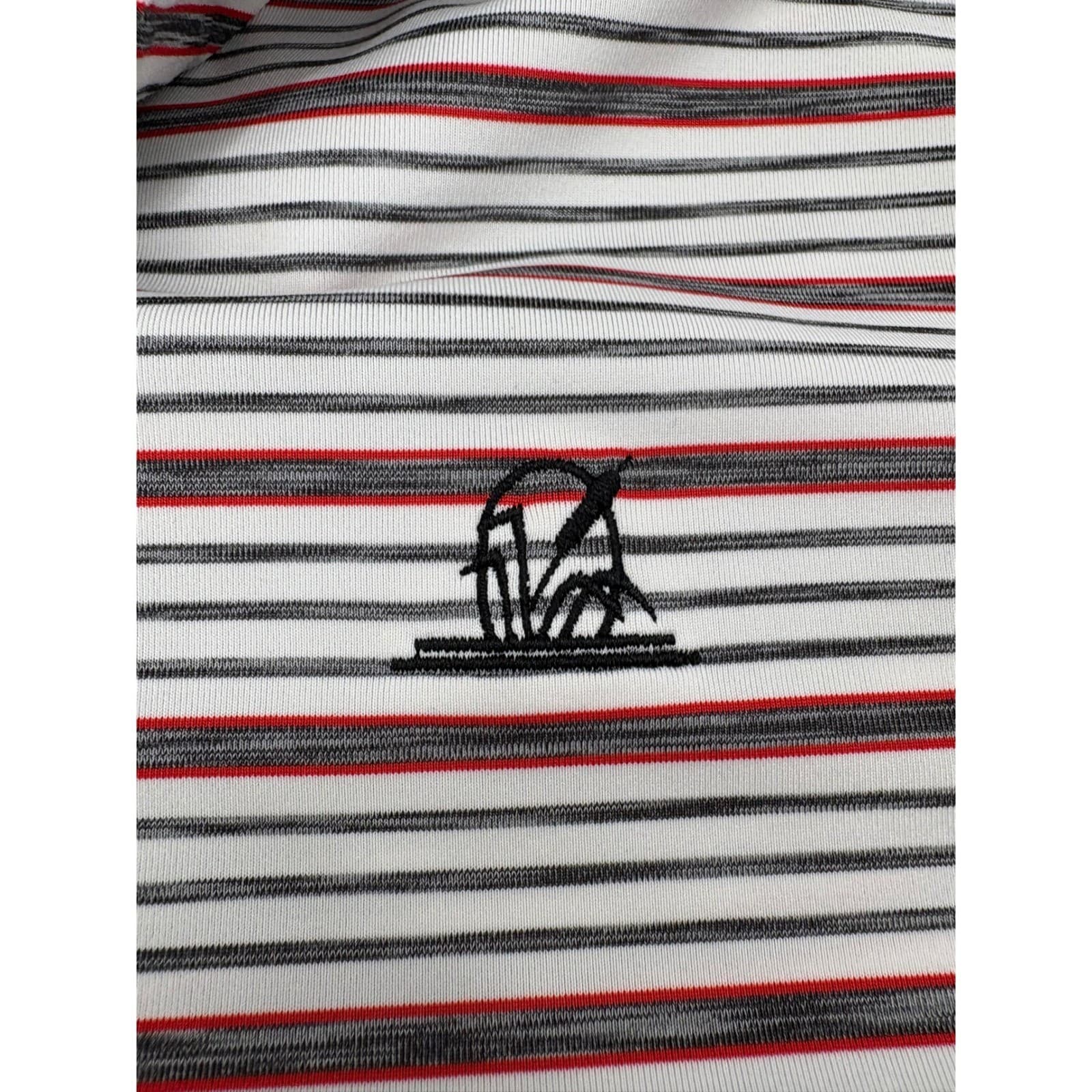 FootJoy FJ Men's Golf Polo Shirt Striped Short Sleeve Size M - Thumbnail 6
