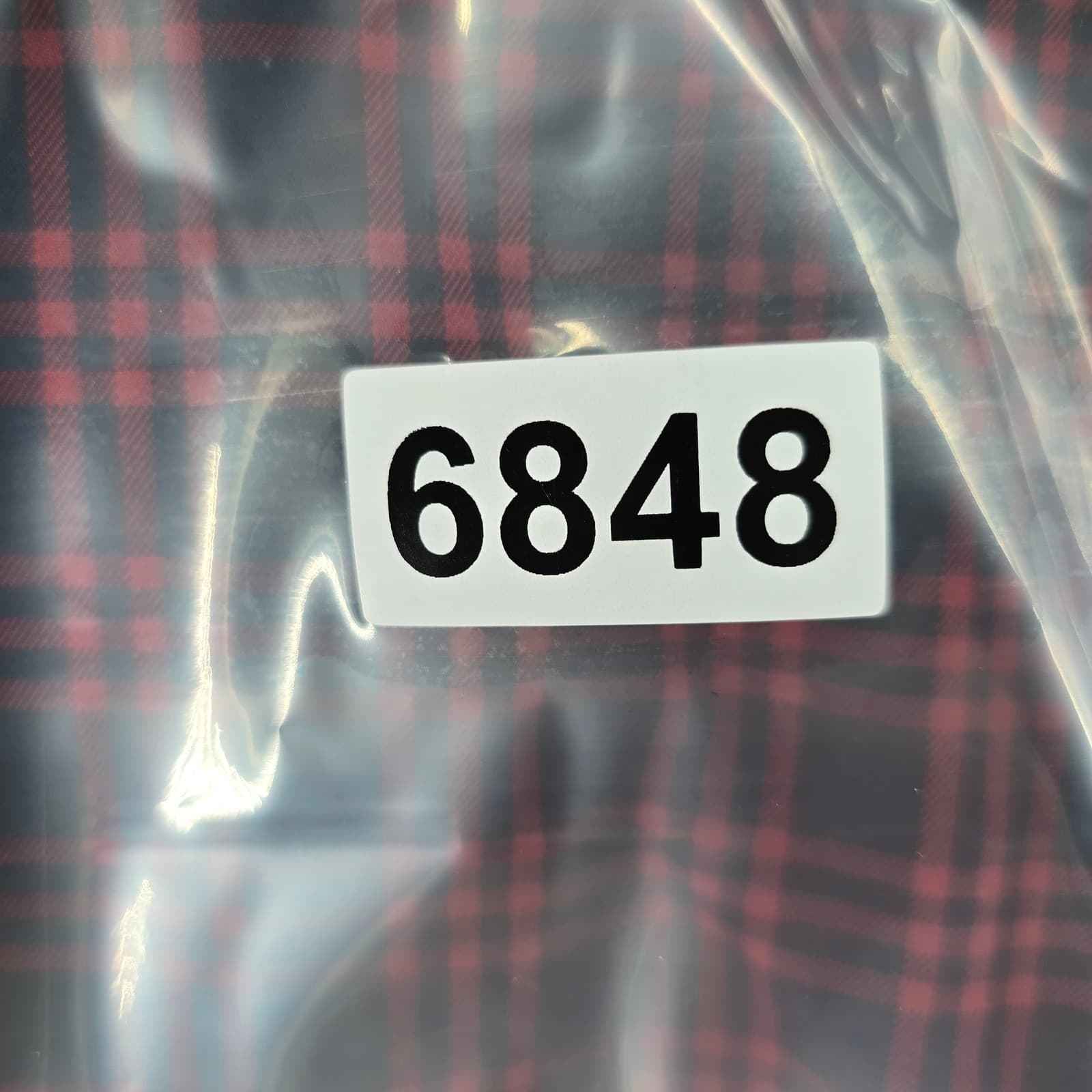 Duluth Trading Co Button Down Mens 3XL Tall Shirt Red Plaid Cotton Long Sleeve - Thumbnail 8
