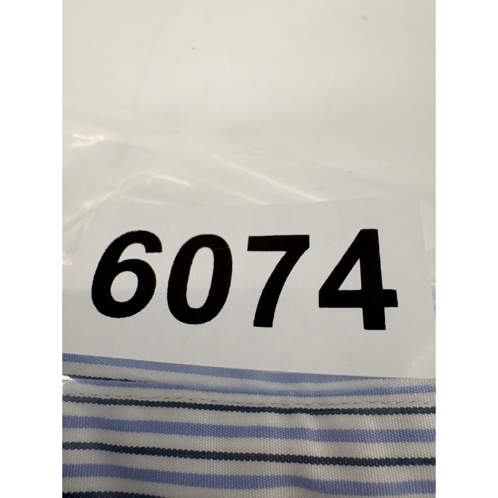 Ralph Lauren Button Down Mens 16 34/35 Shirt Blue White Striped Classic Fit - Thumbnail 11