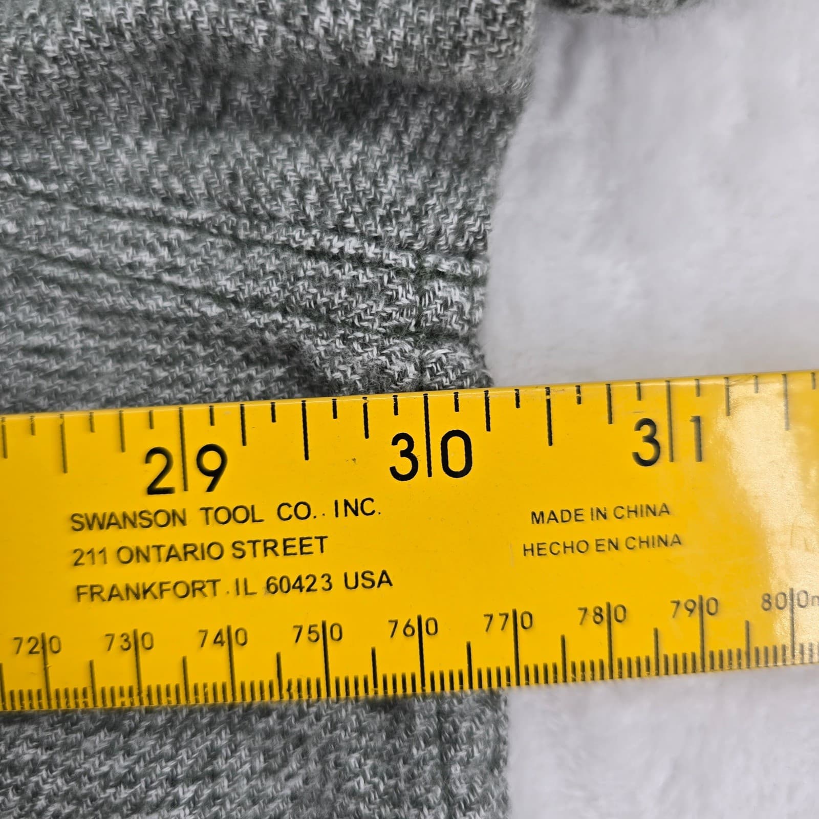 Duluth Trading Co Button Up Mens 3XL Shirt Grey Relaxed Fit Long Sleeve Cotton - Thumbnail 5