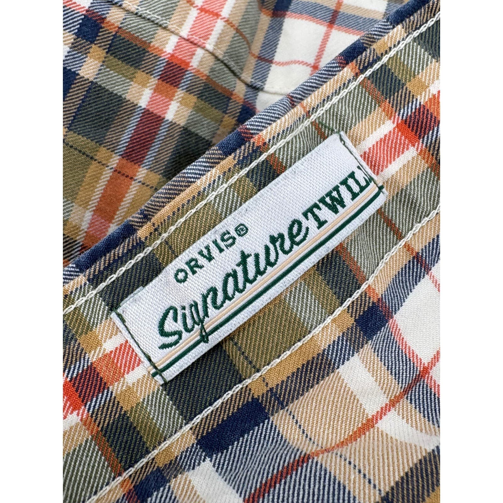 Orvis Button Down Shirt Mens L Long Sleeve Plaid Multicolor Cotton 2CZP - Thumbnail 9