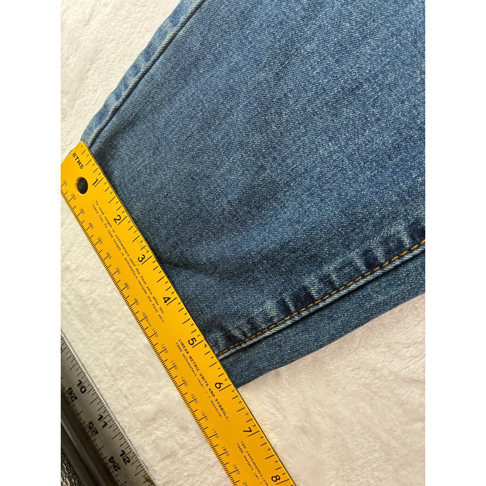 Denim & Rivets Jeans Mens 38 Jeans Blue Distressed Slim Fit Stretch - Thumbnail 9