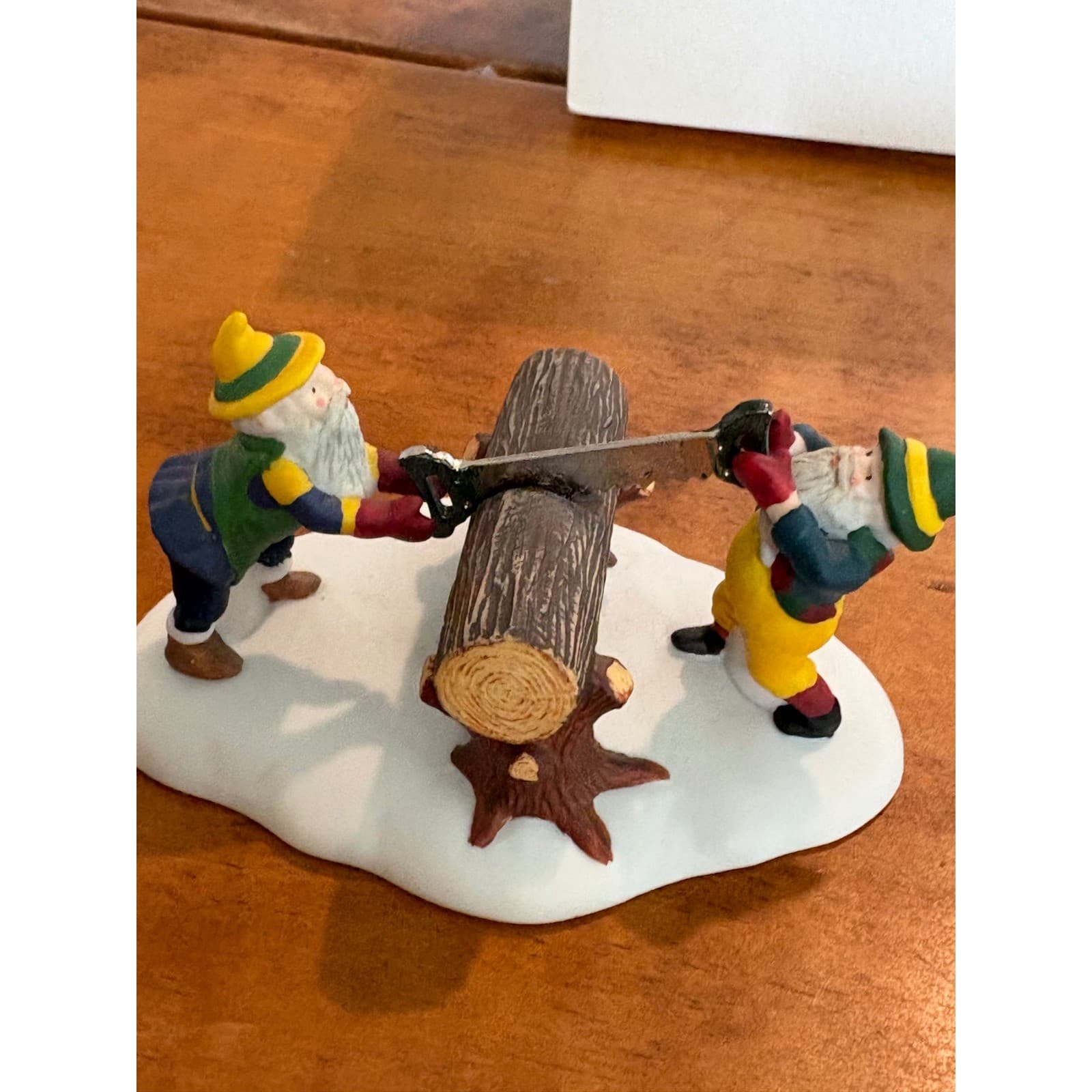 Department 56 Woodsmen Elves Mens OS Village Accessory Multicolor Porcelain Set - Thumbnail 2