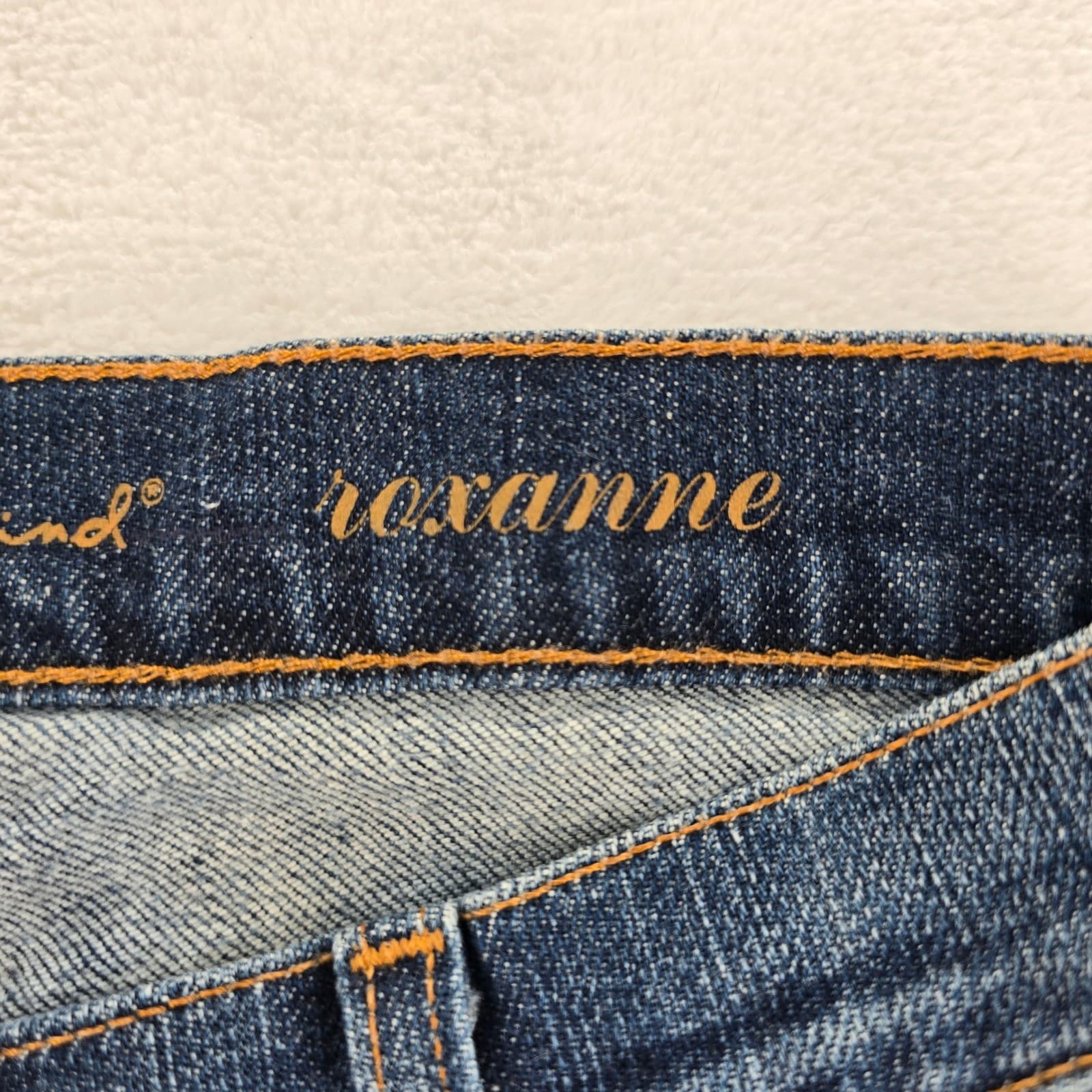 7 For All Mankind Roxanne Womens 26 Slim Straight Jeans Dark Wash P179080U-080U - Thumbnail 2