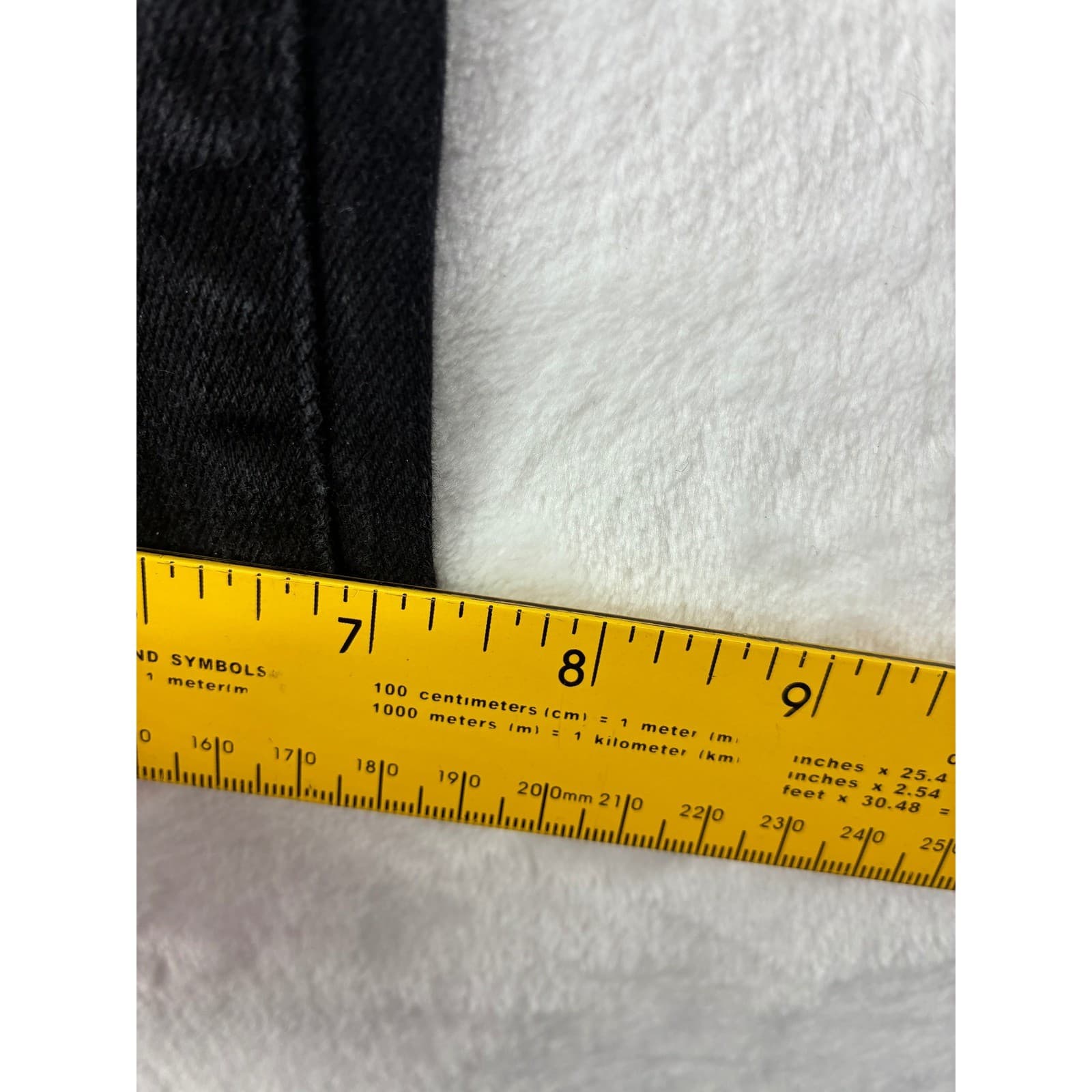 St John's Bay Straight Leg Mens 14PS Jeans Black Classic Denim Pants - Thumbnail 9