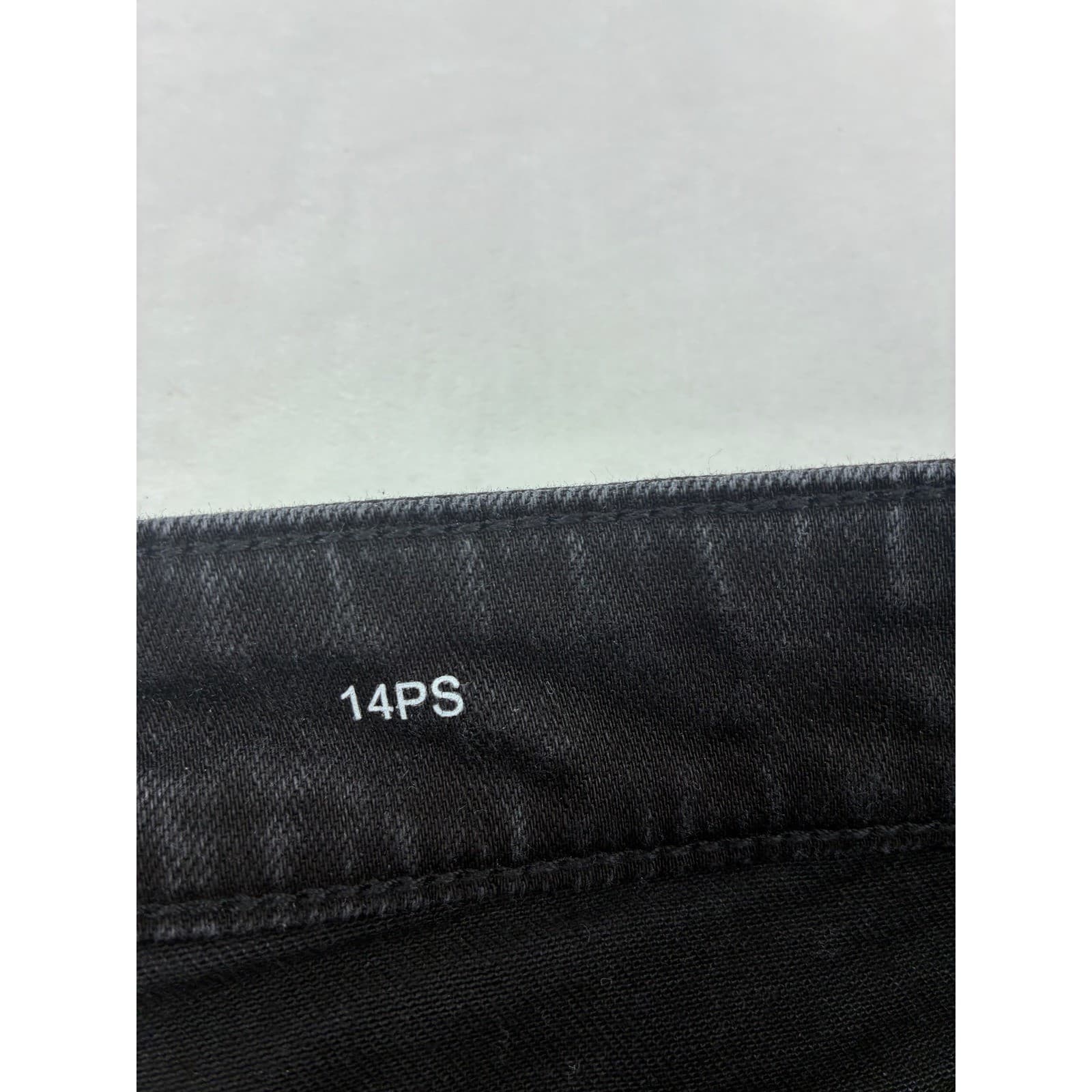 St John's Bay Straight Leg Mens 14PS Jeans Black Classic Denim Pants - Thumbnail 4